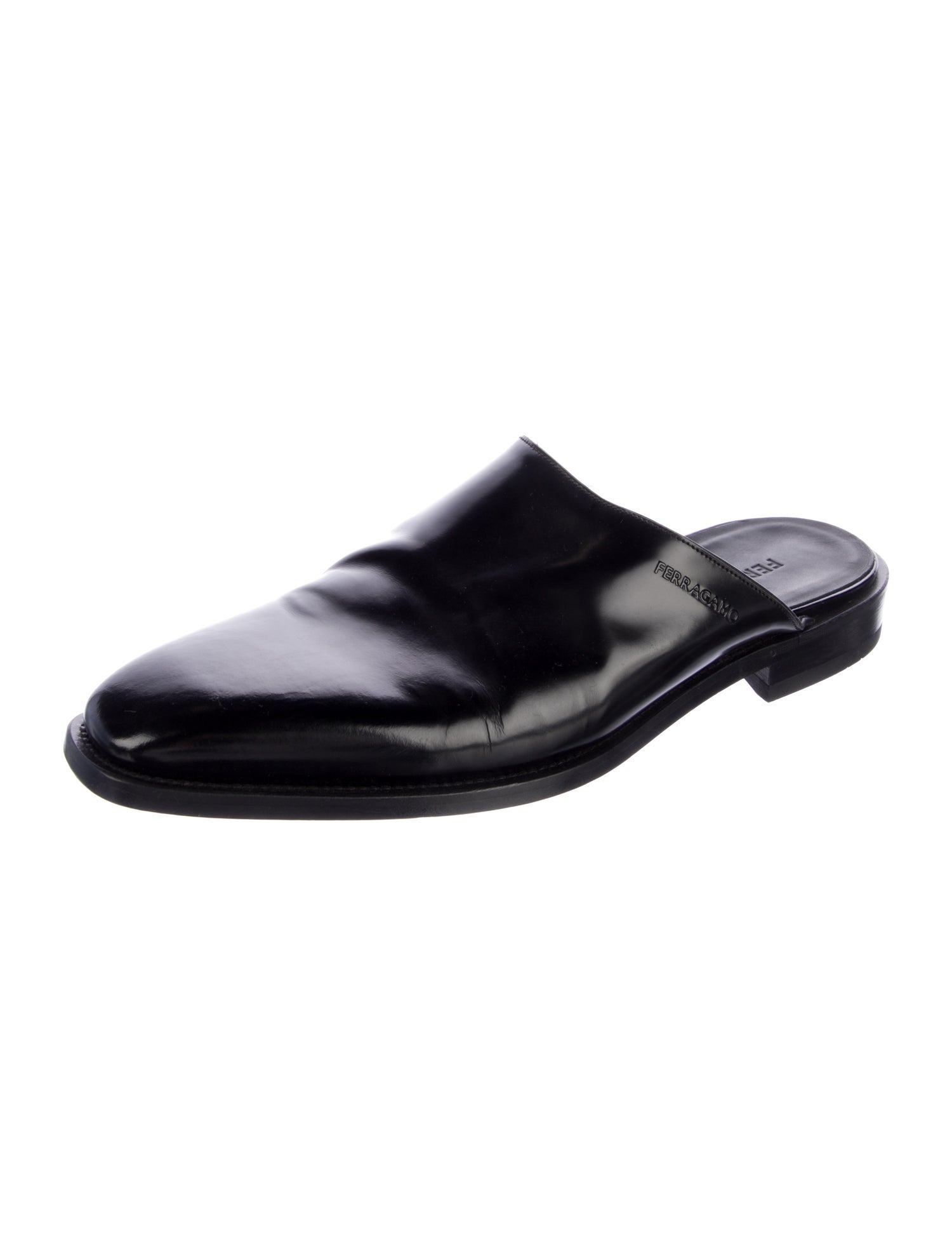 Ferragamo Leather Slippers