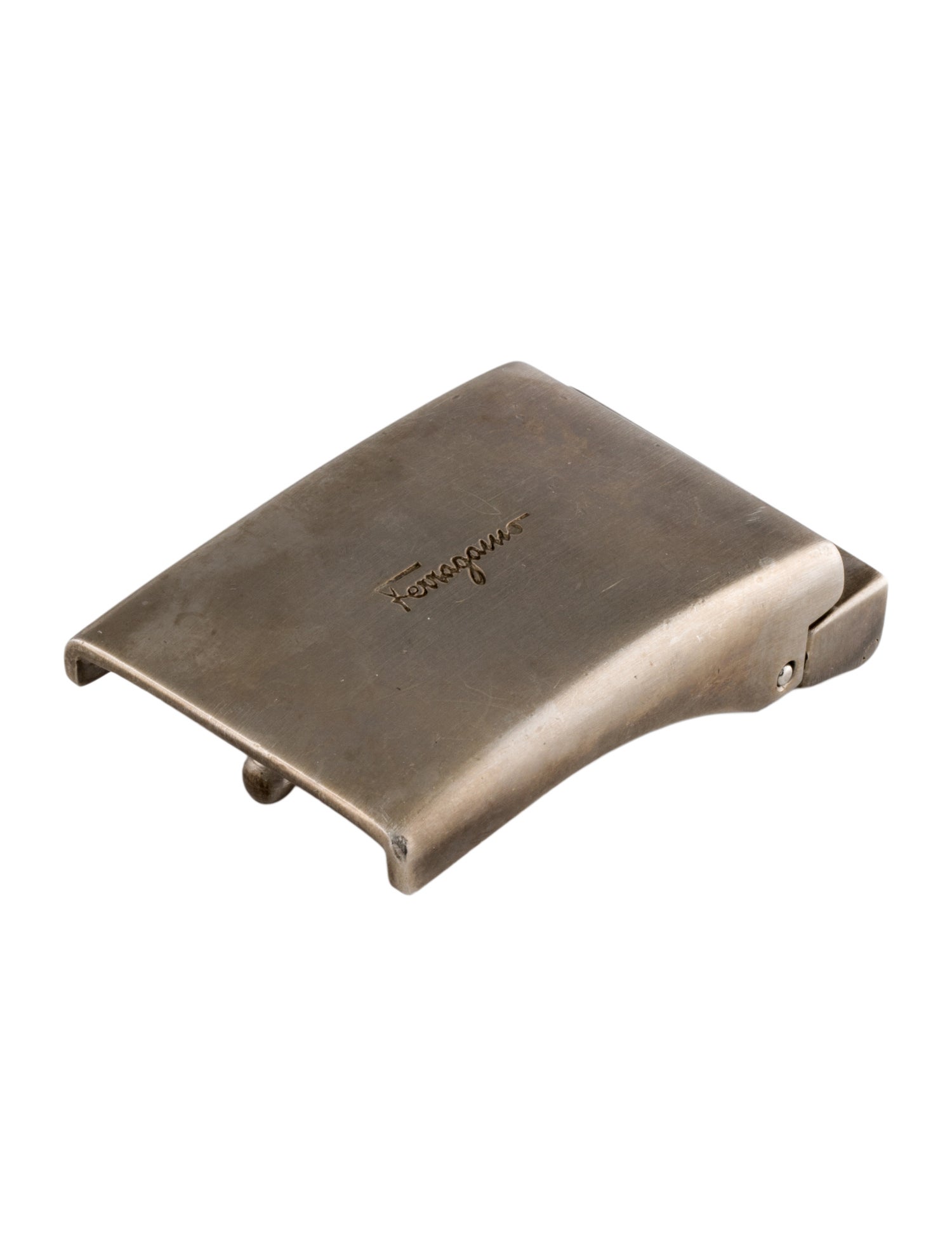 Ferragamo Silver belt buckle