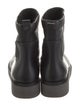 Ferragamo Rubber Leather Trim Embellishment Rain Boots