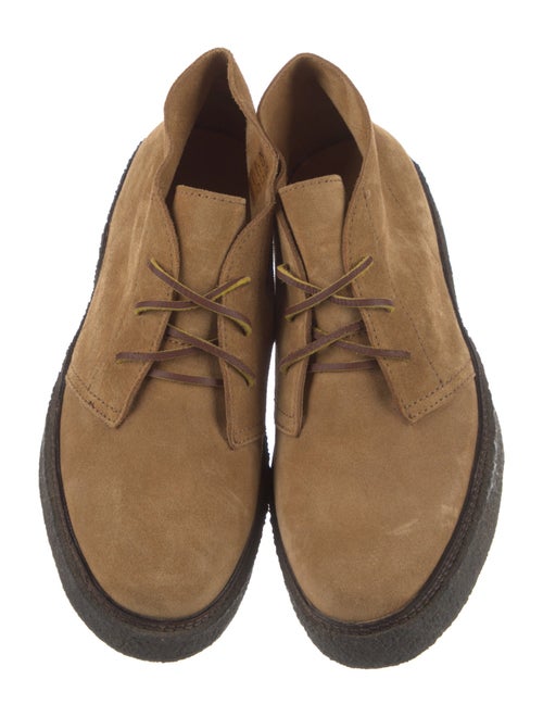 Ferragamo Suede Lace-Up Boots
