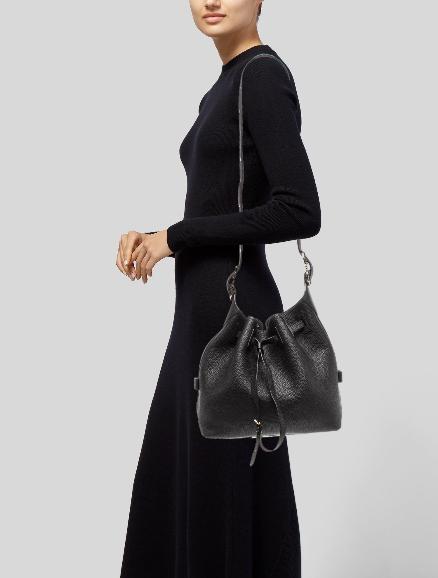 Ferragamo Gancini Bucket Bag
