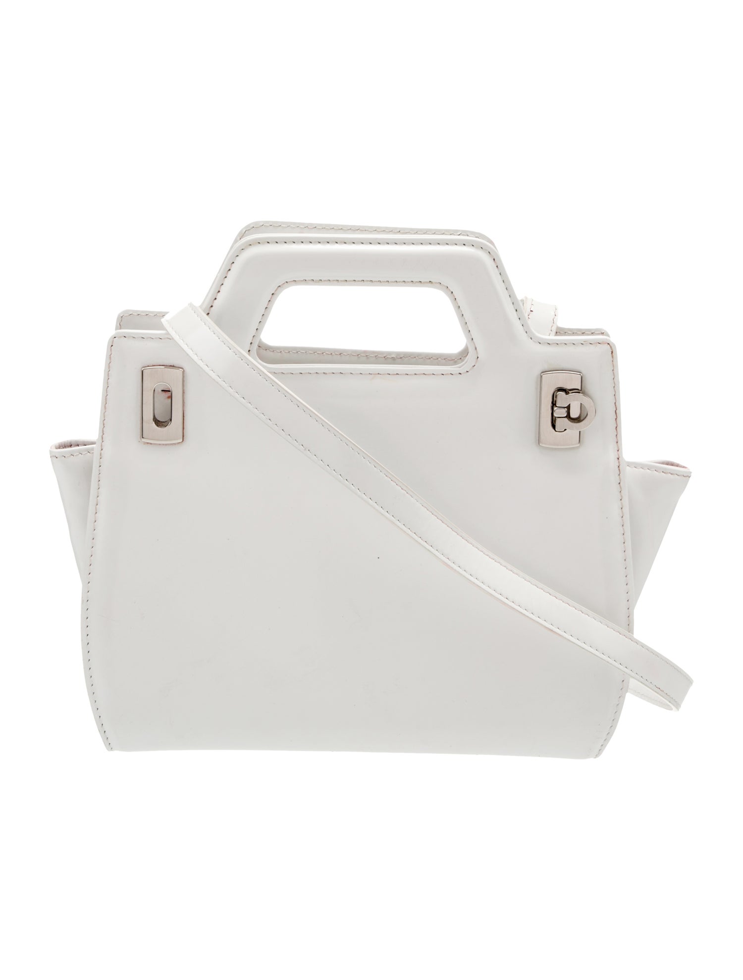 Ferragamo Patent Leather Crossbody Bag