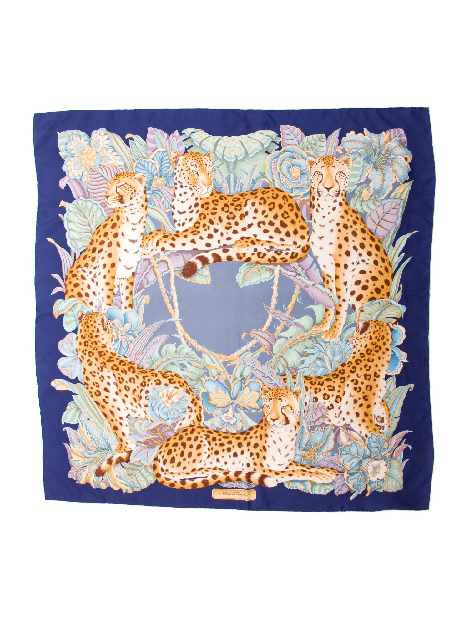 Ferragamo Silk Printed Scarf