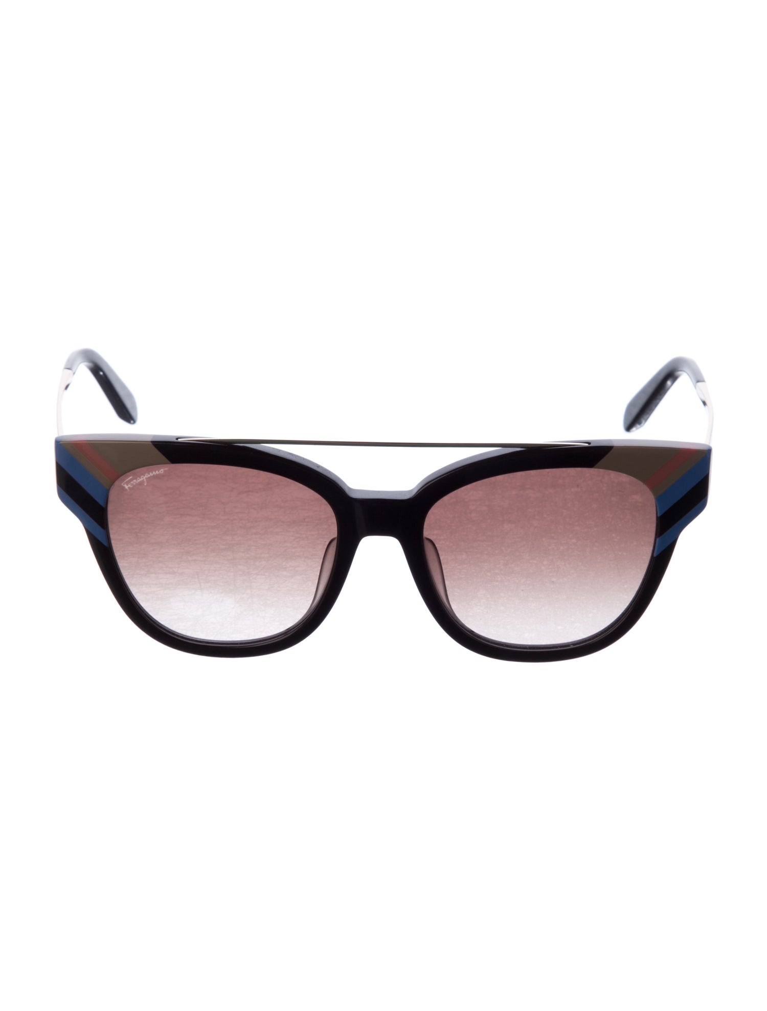 Ferragamo Oversize Gradient Sunglasses