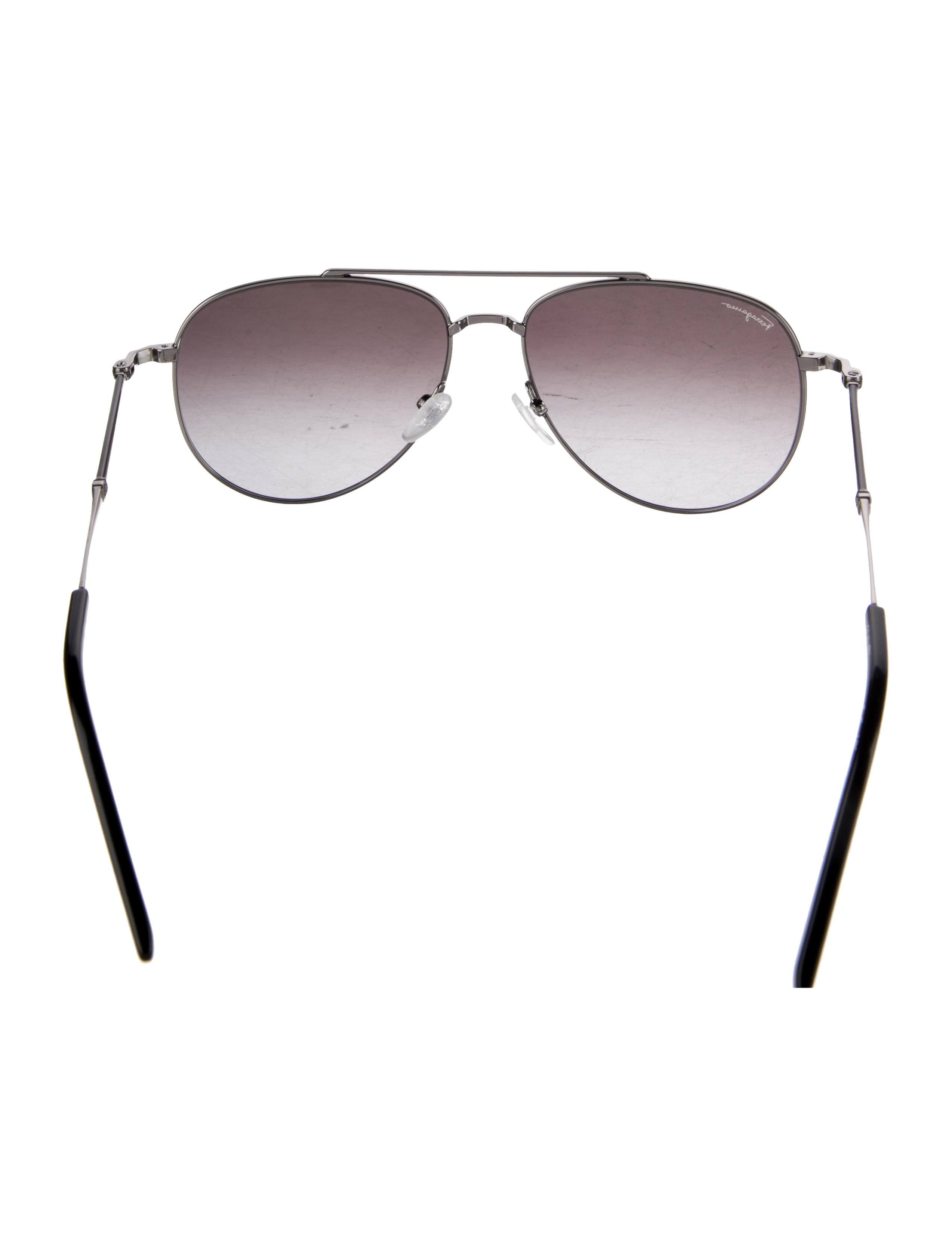 Ferragamo Aviator Tinted Sunglasses