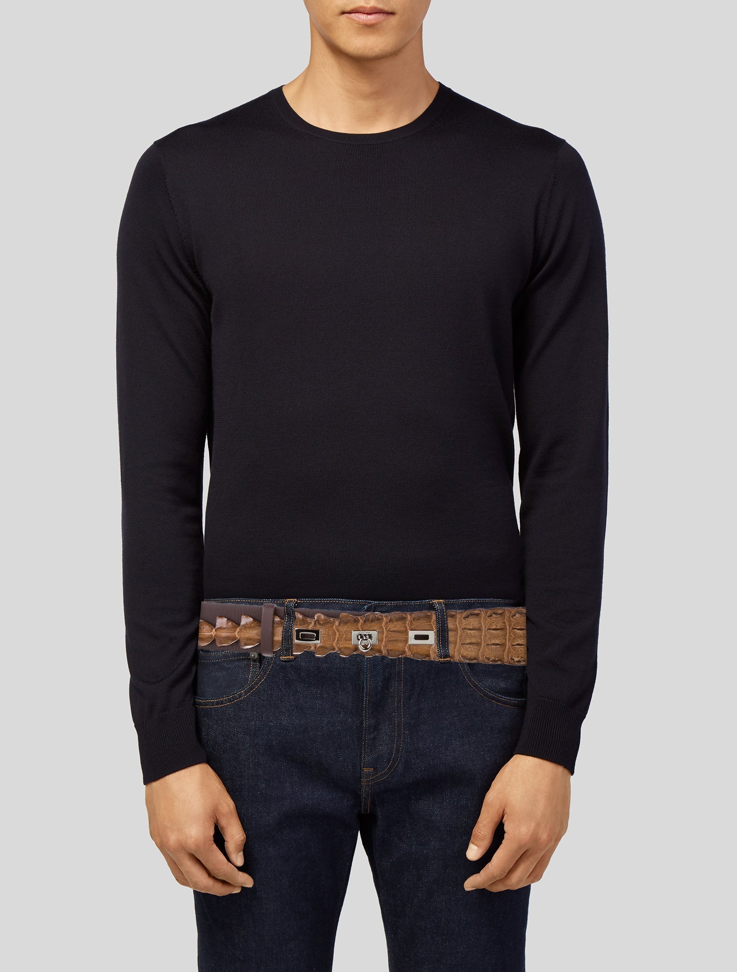 Salvatore Ferragamo Leather Waist Belt