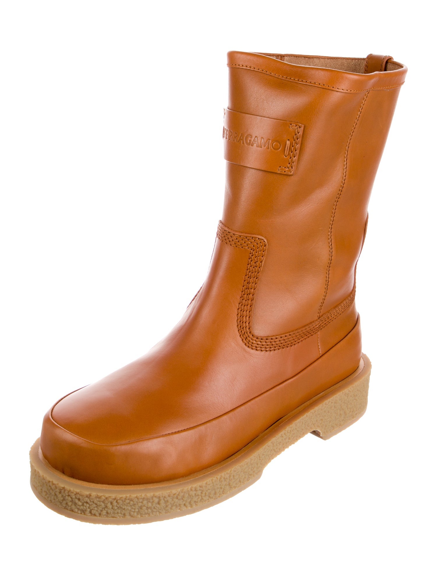 Ferragamo Leather Boots