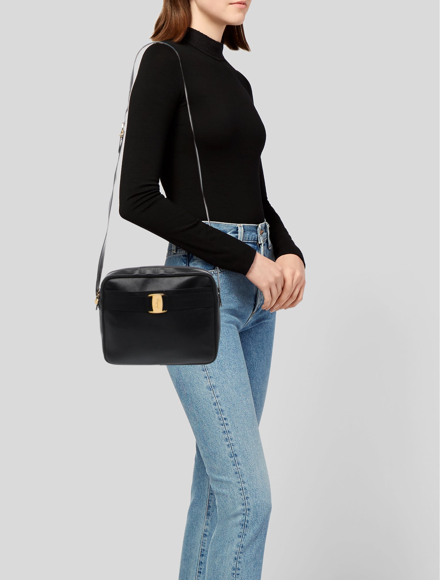 Ferragamo Vara Bow Messenger Bag