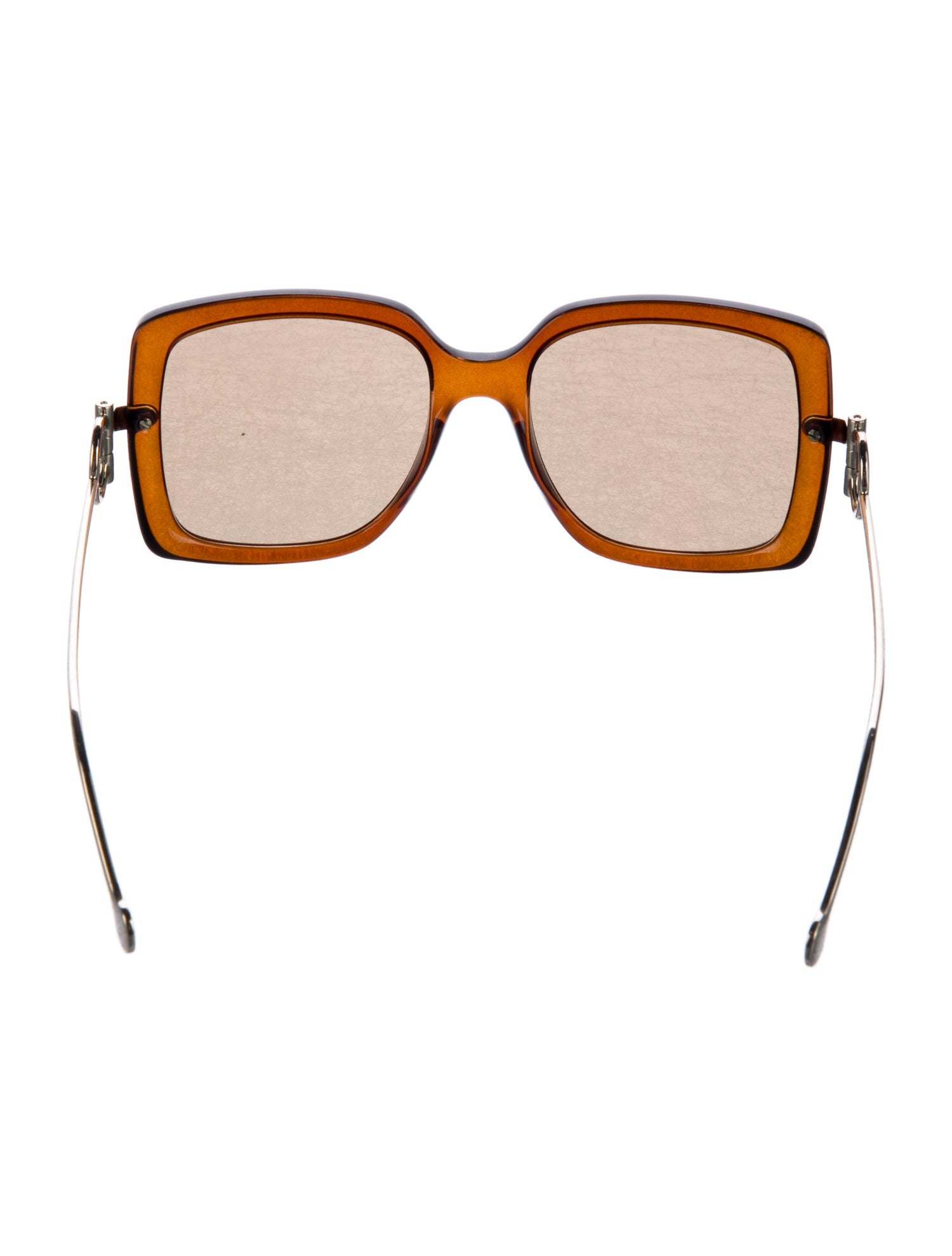 Salvatore Ferragamo Gancio Logo Square Sunglasses