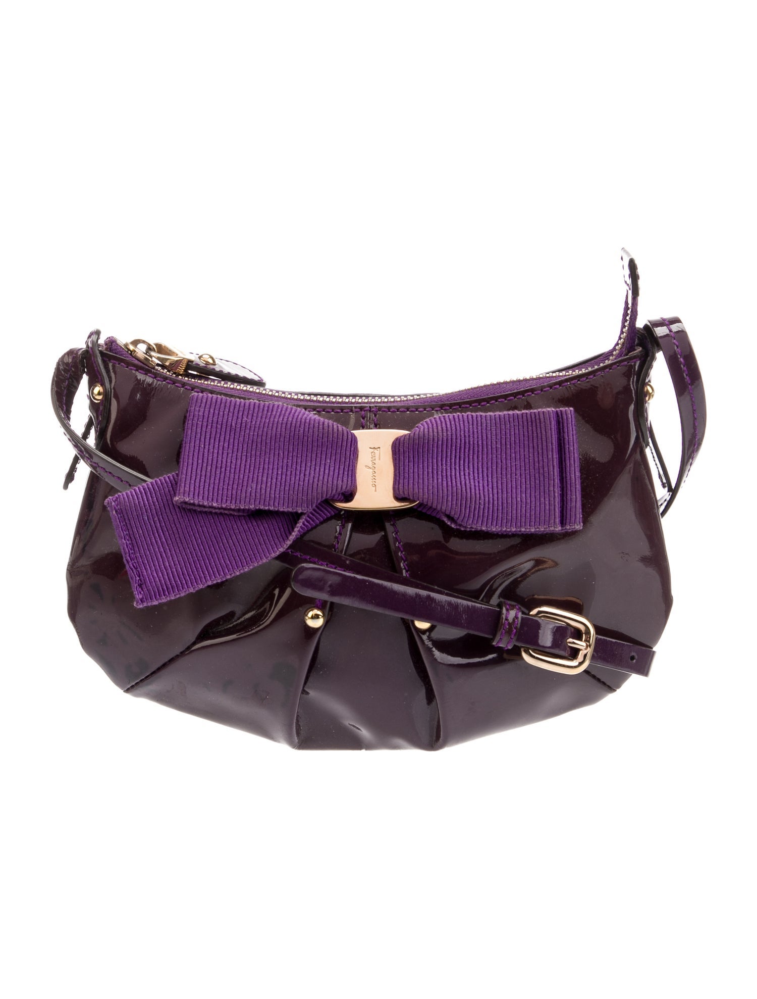 Ferragamo Patent Leather Hobo