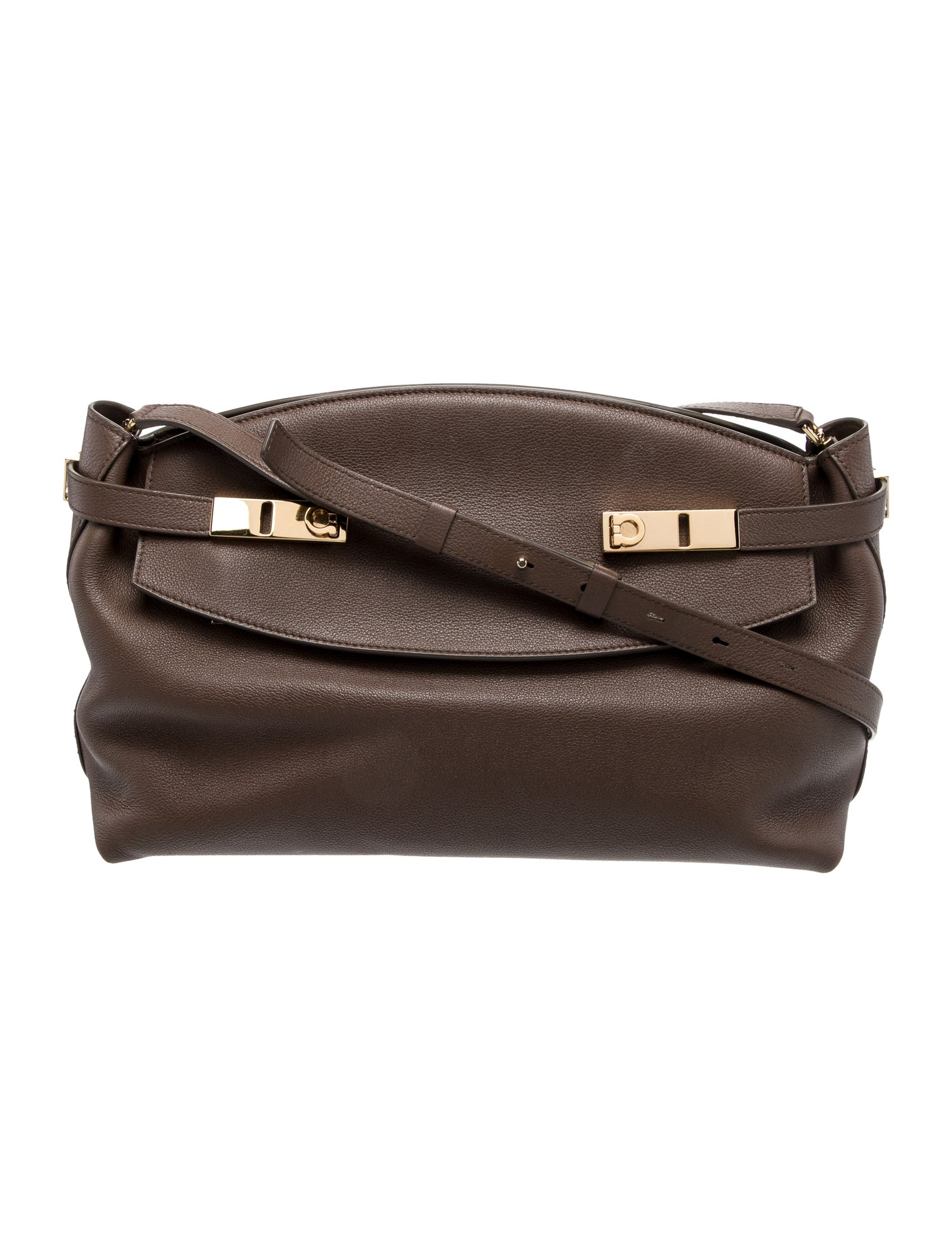 Ferragamo Leather Hug Soft Large