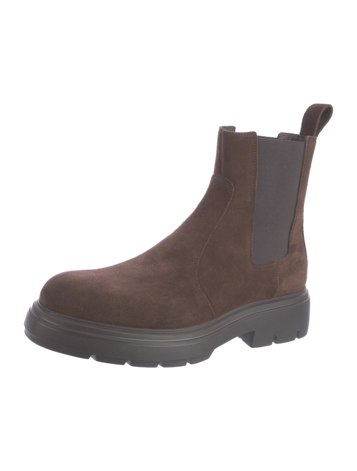 Ferragamo Suede Chelsea Boots