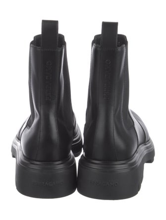 Ferragamo Leather Chelsea Boots