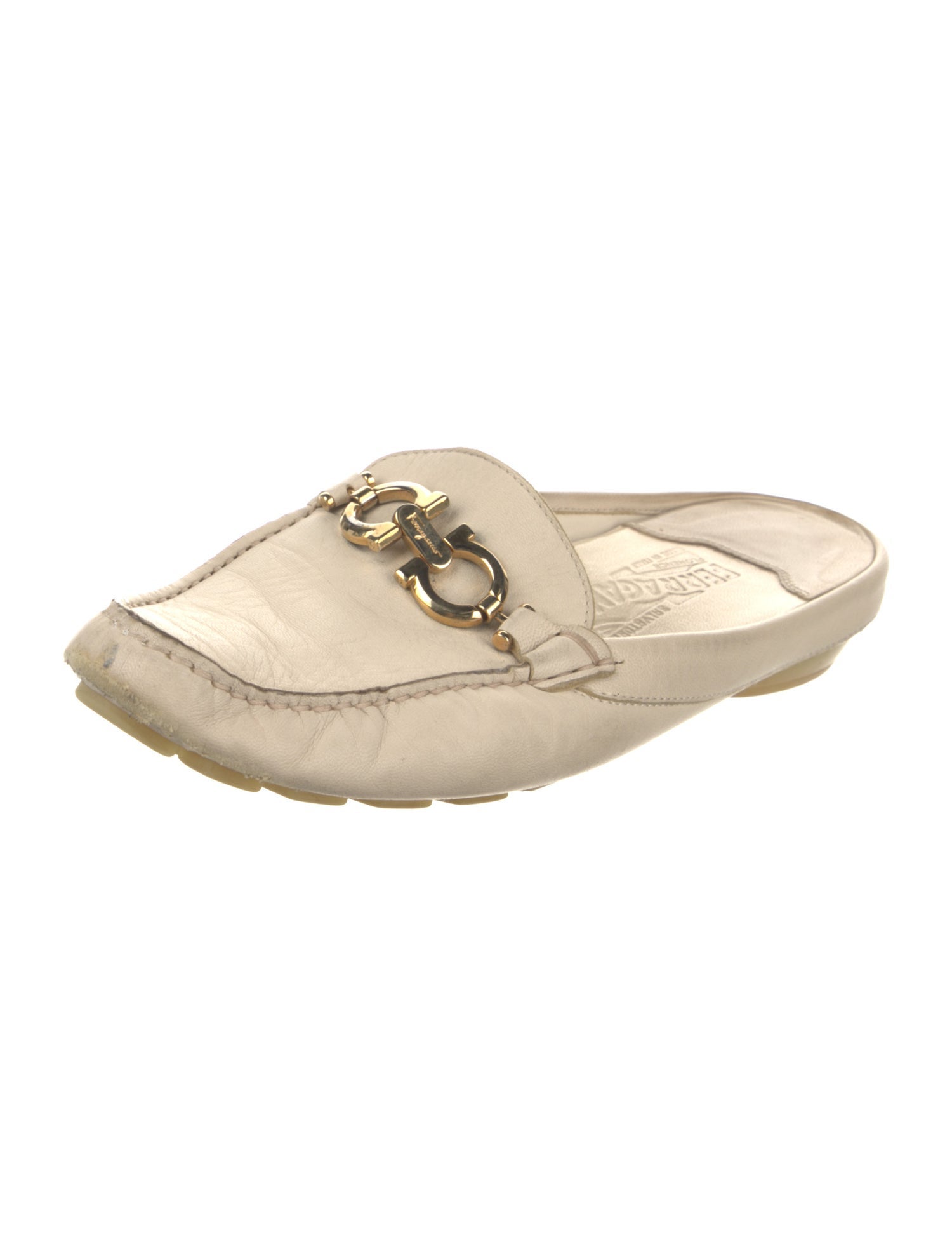Ferragamo Leather Mules