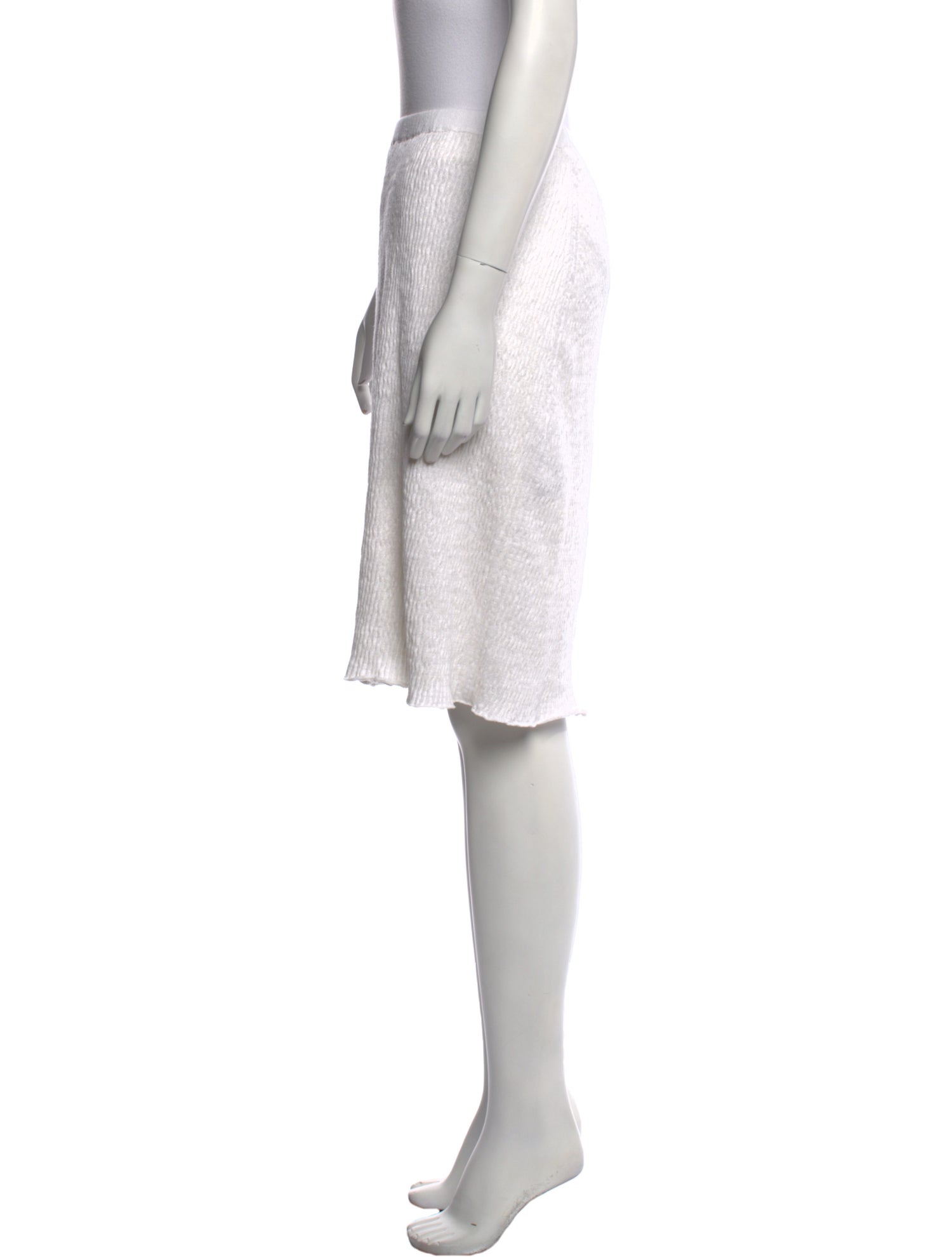 Ferragamo Linen Knee-Length Skirt