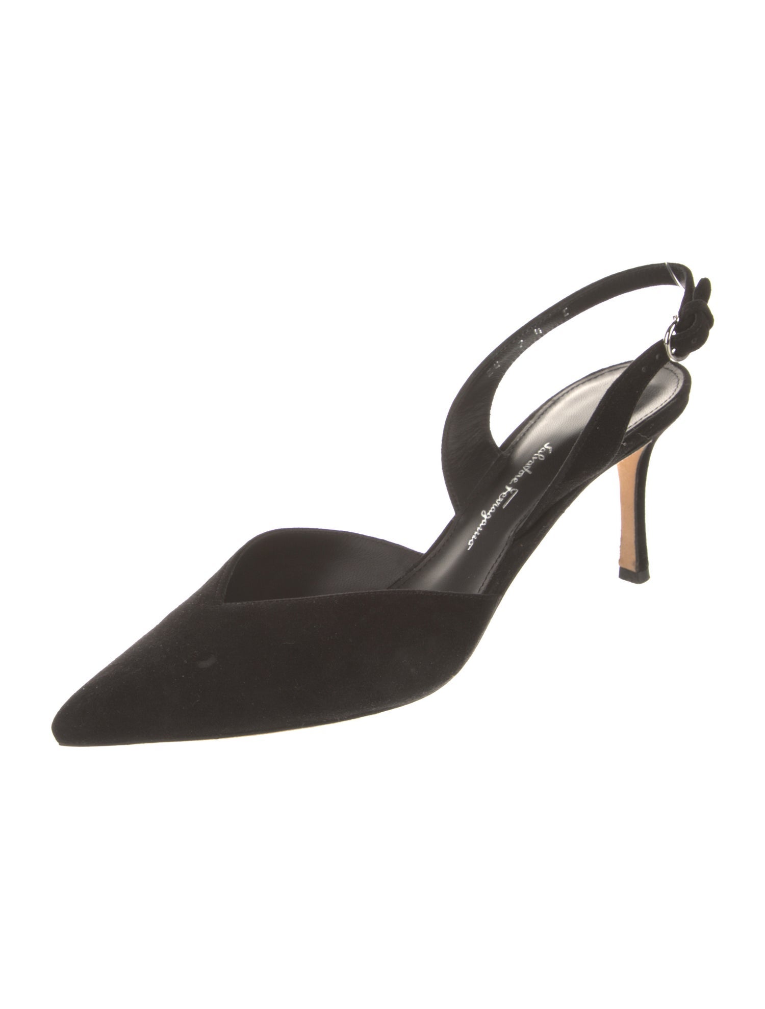 Ferragamo Suede Slingback Pumps