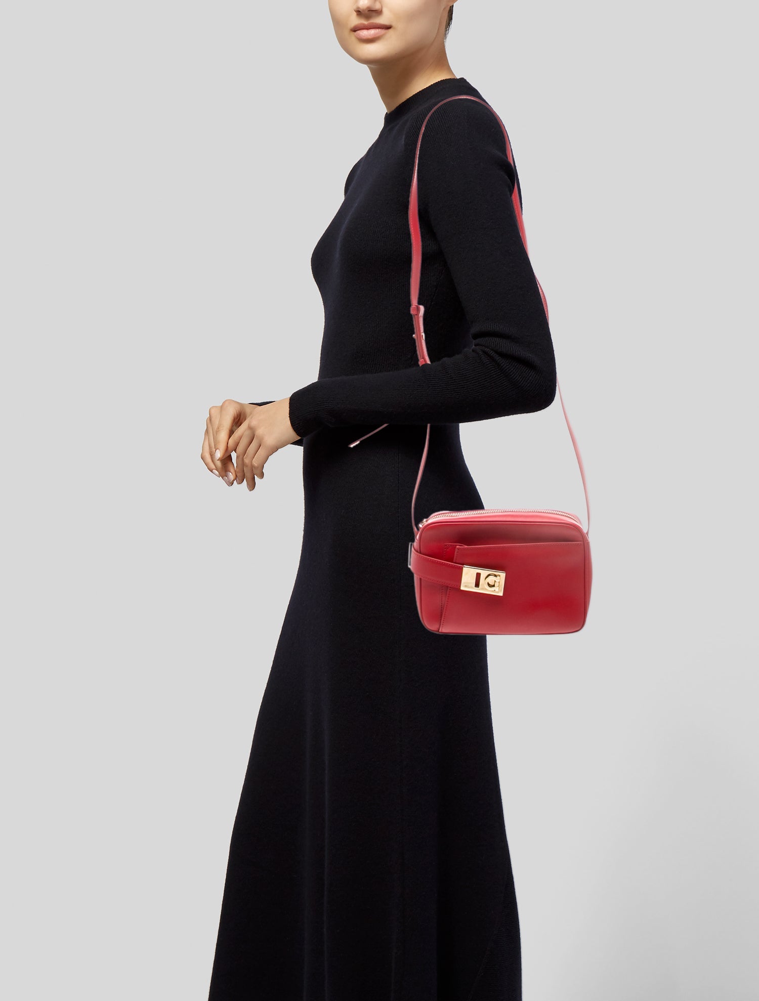 Ferragamo Leather Crossbody Bag