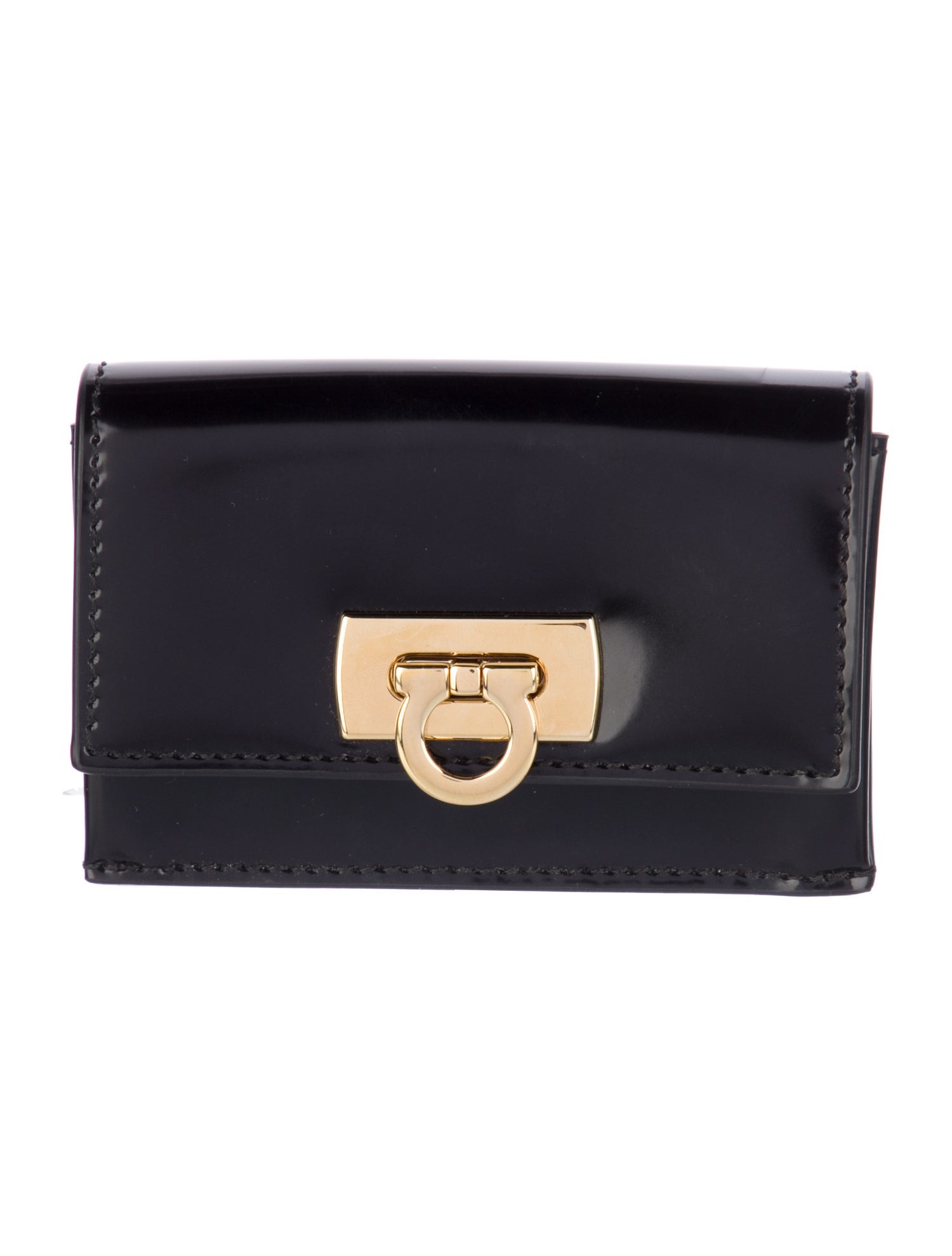 Ferragamo Patent Leather Coin Pouch