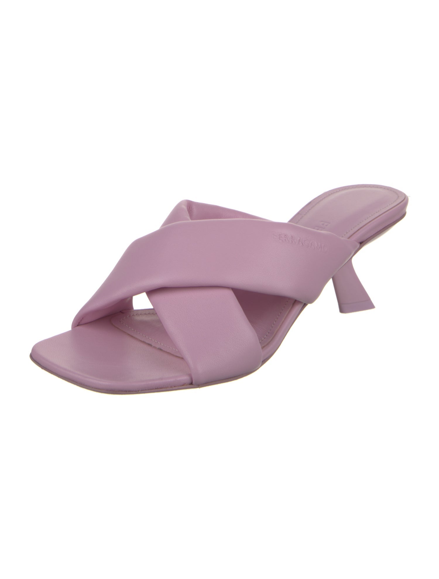 Ferragamo Leather Slides