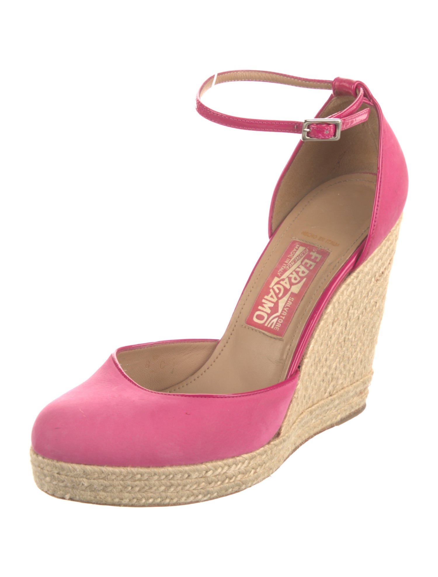 Ferragamo Suede D'Orsay Pumps