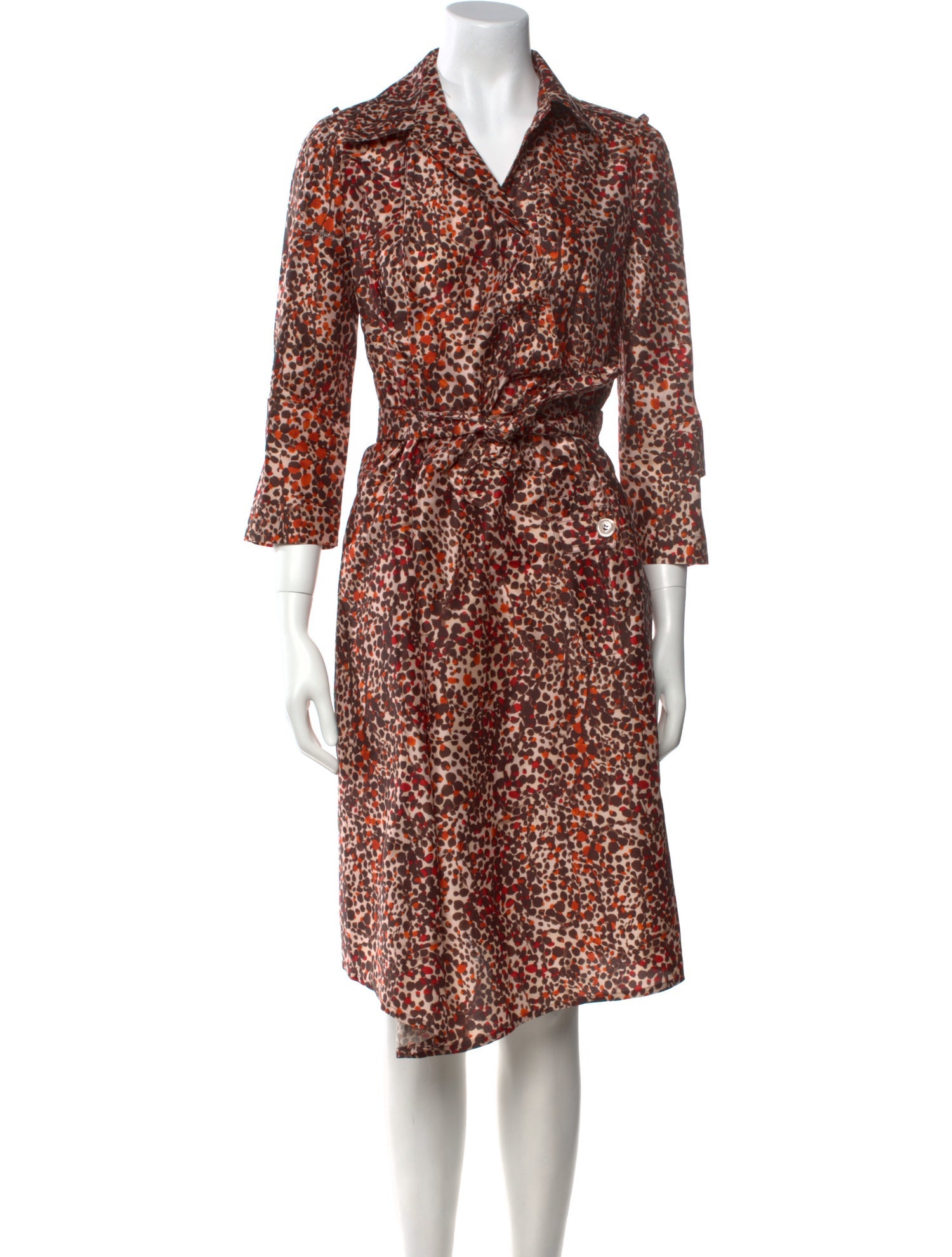 Ferragamo Silk Midi Length Dress