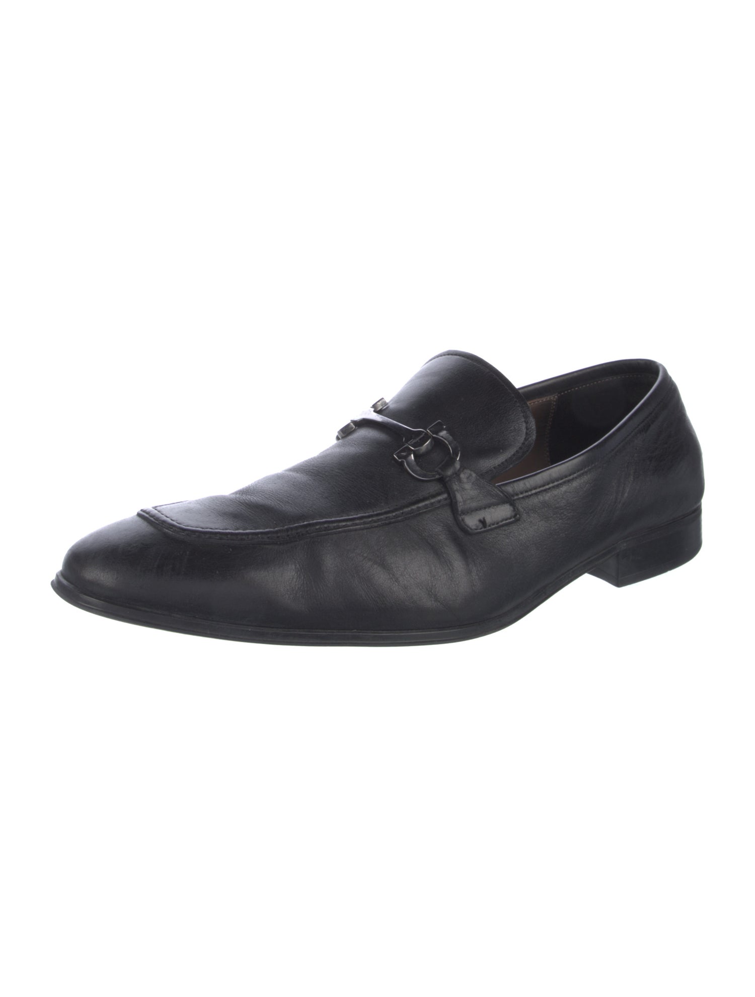 Ferragamo Leather Dress Loafers