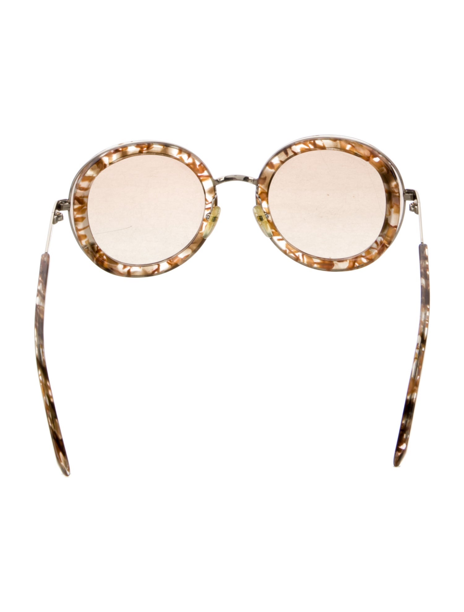 Ferragamo Round Tinted Sunglasses