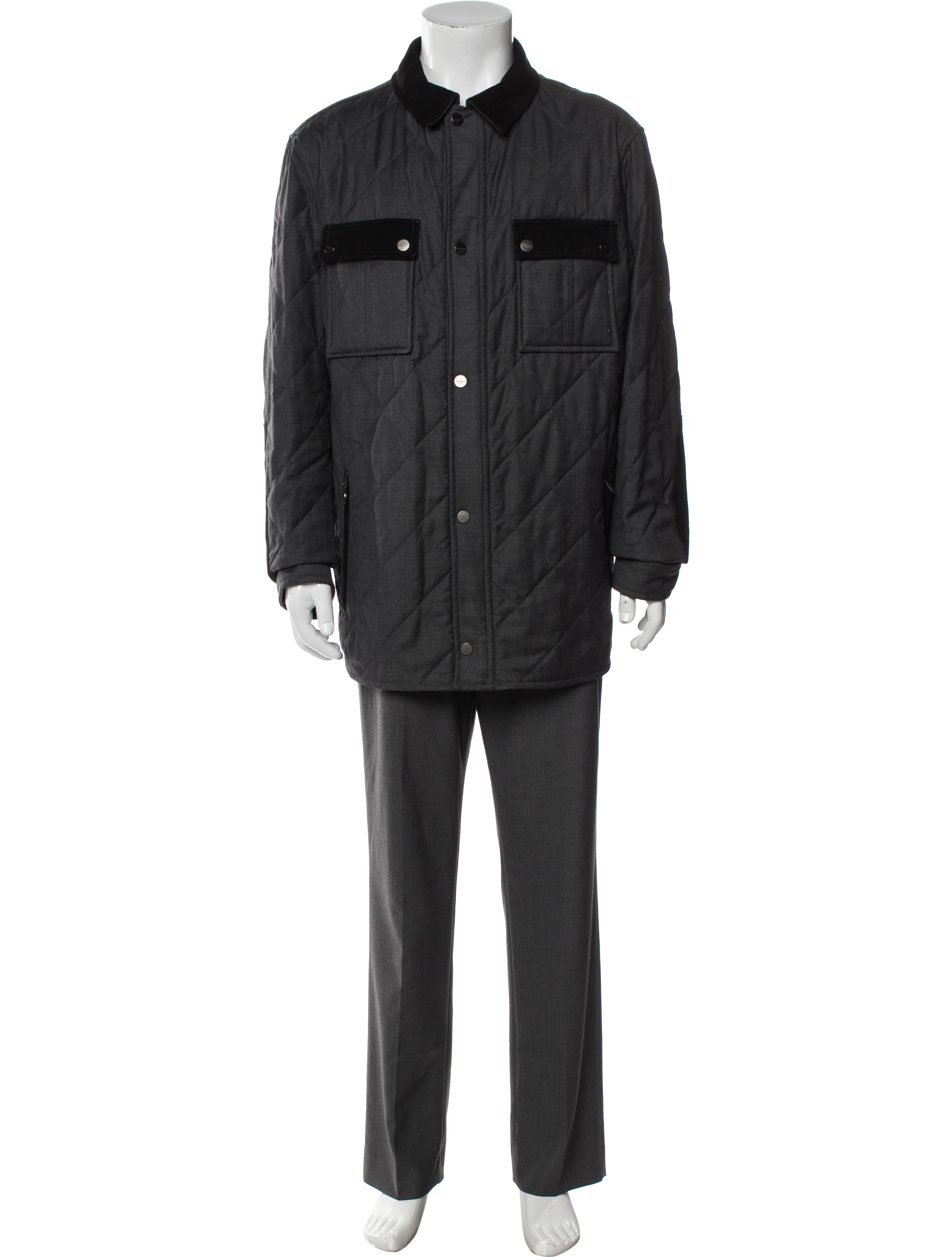 Salvatore Ferragamo Wool Parka