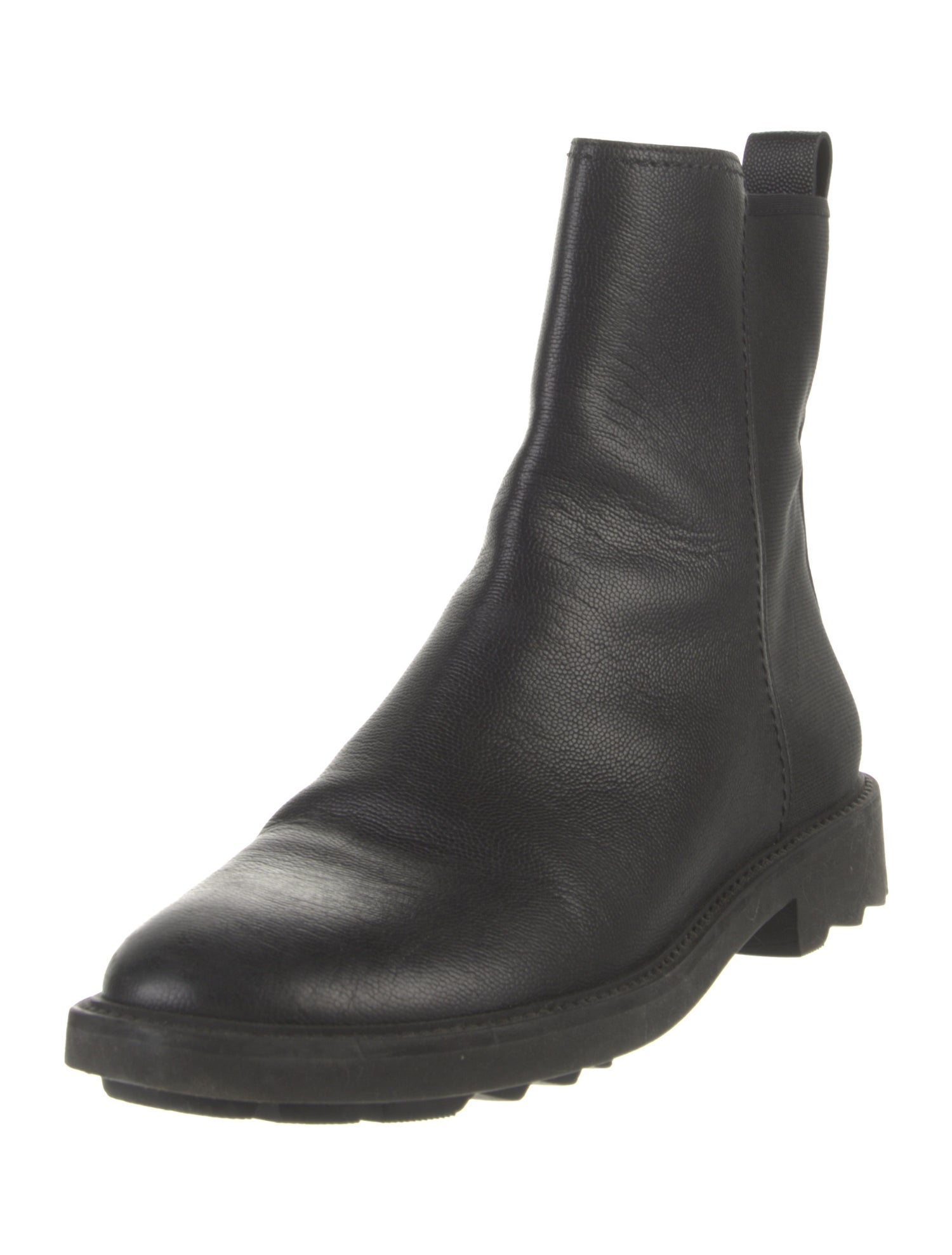 Ferragamo Leather Chelsea Boots