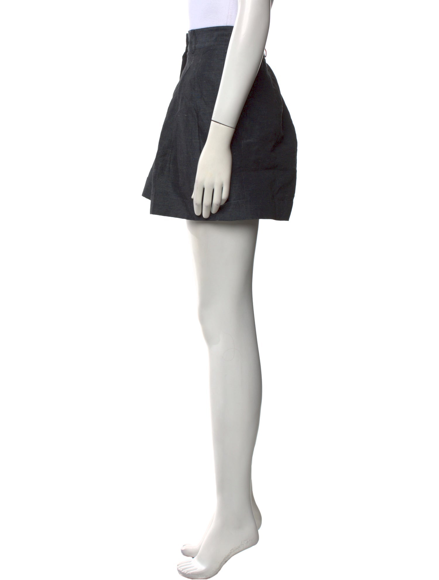 Ferragamo Linen Mini Shorts