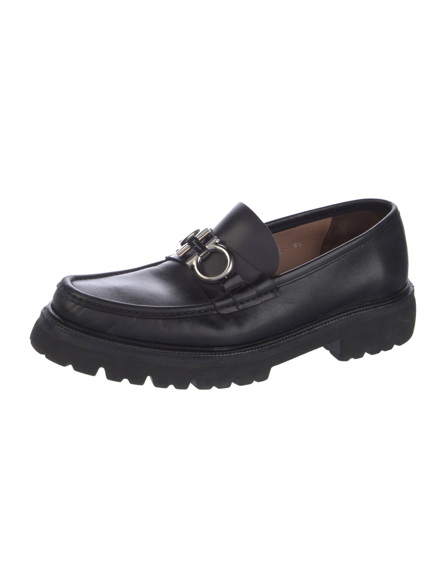Ferragamo Leather Dress Loafers
