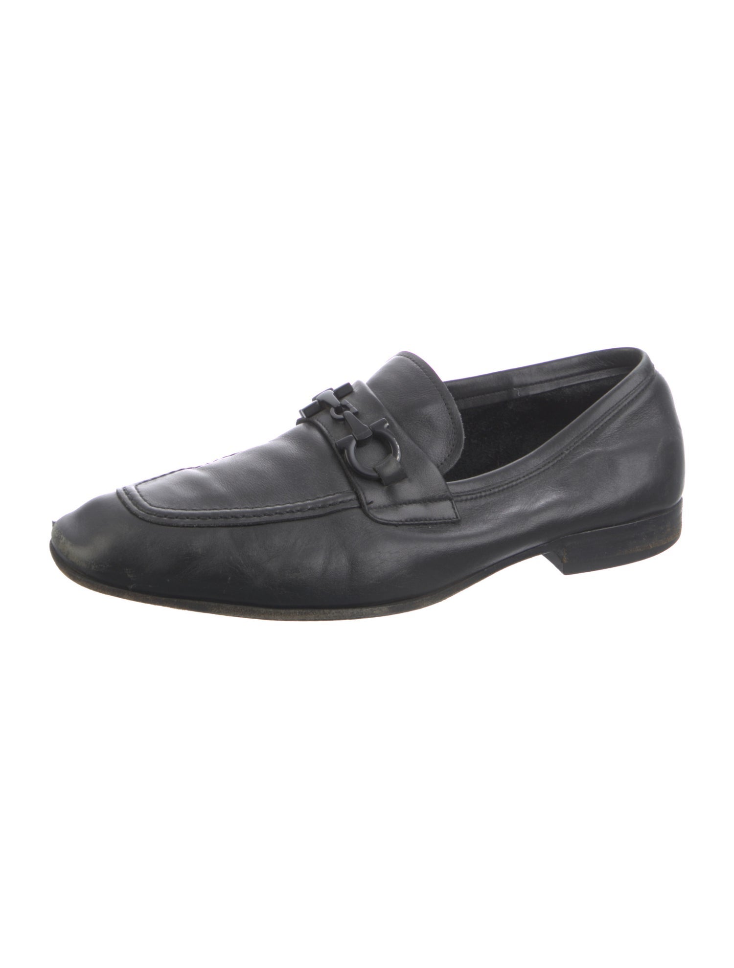 Ferragamo Leather Dress Loafers