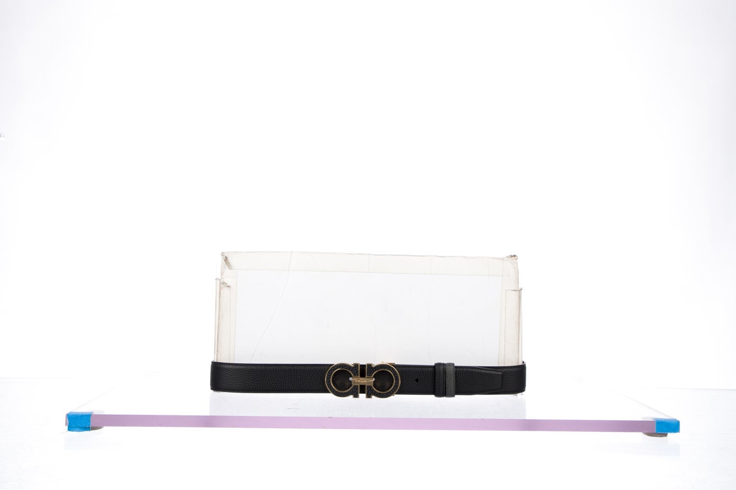 Ferragamo Leather Belt Kit w/ Tags