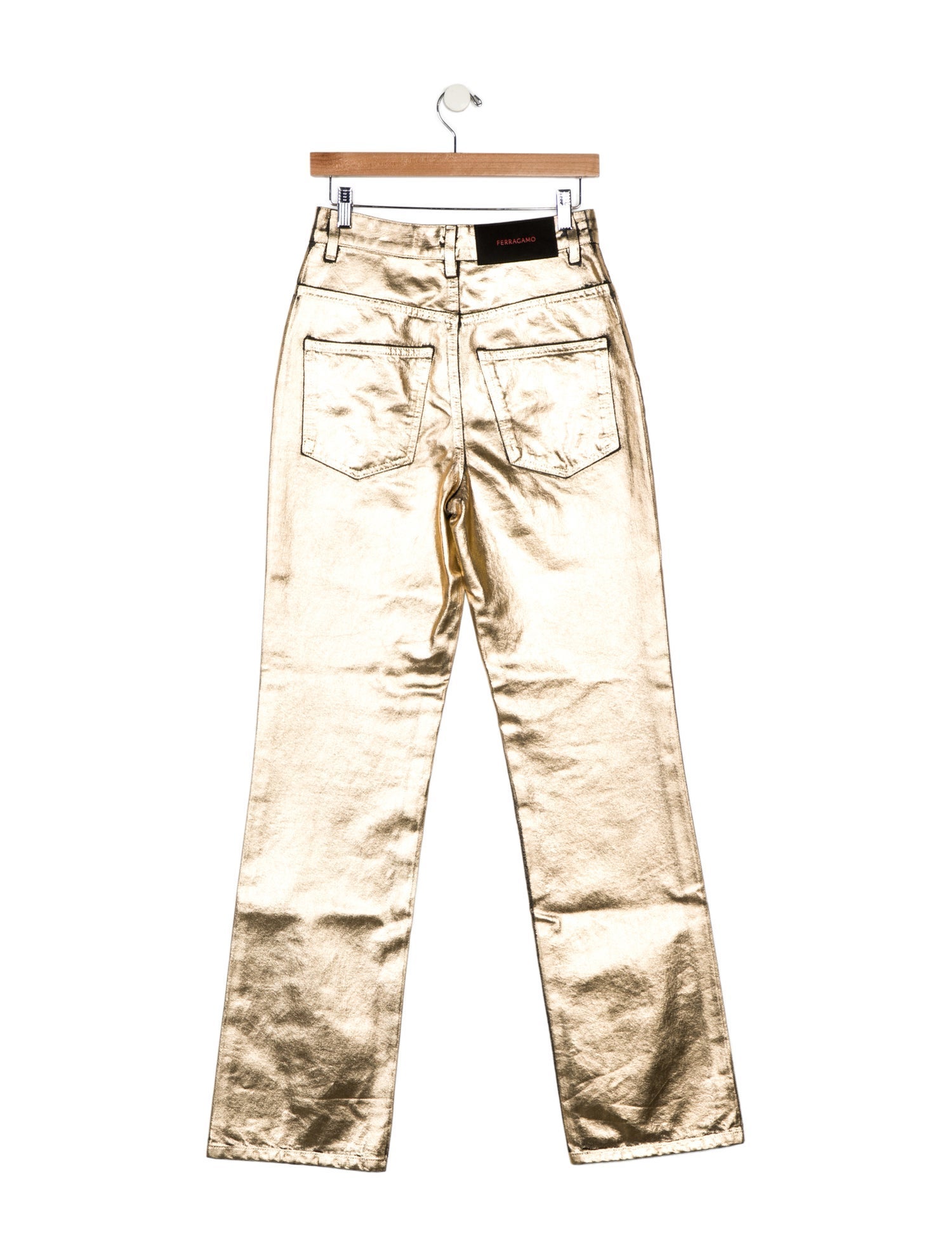 Ferragamo High-Rise Wide Leg Jeans