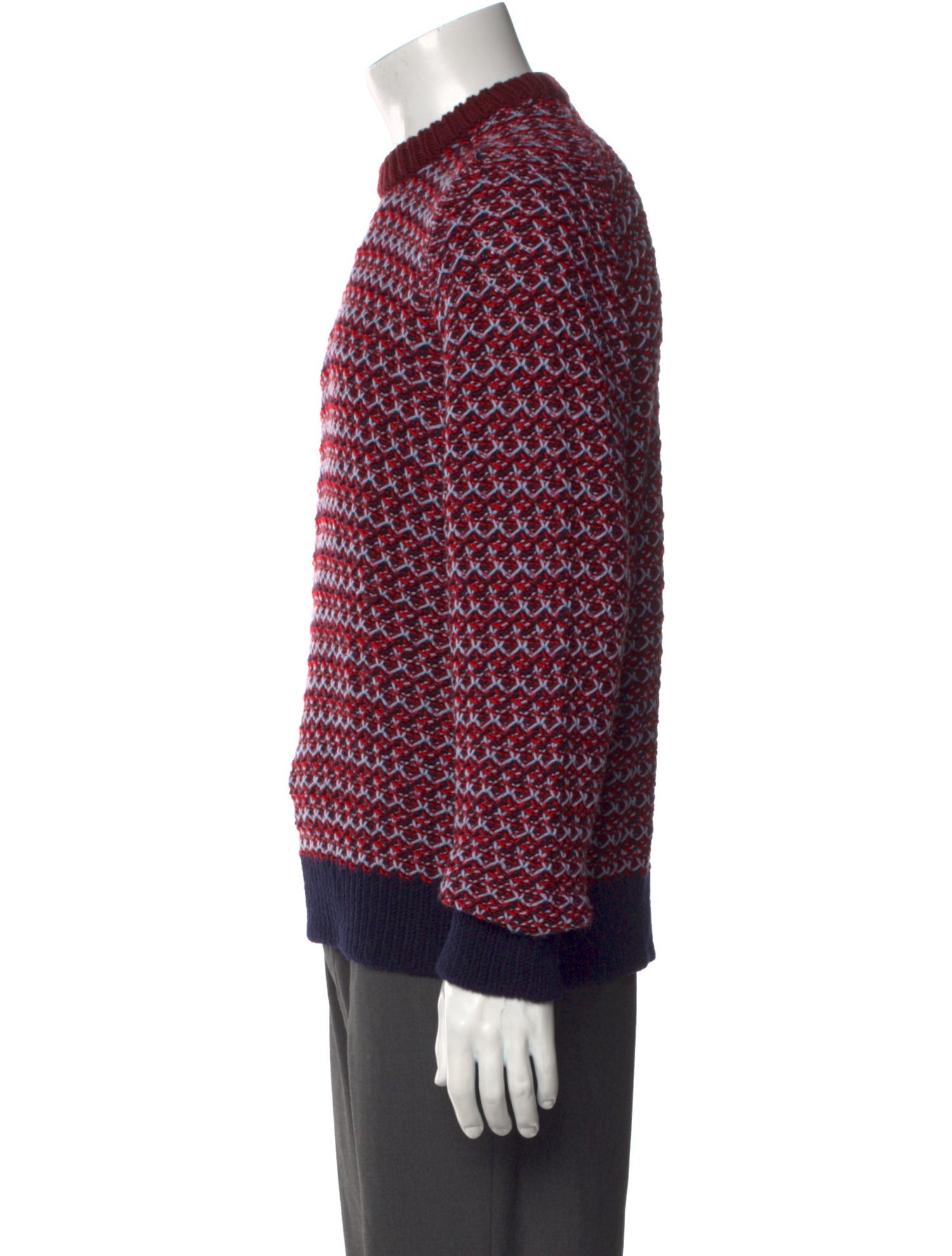 Ferragamo Virgin Wool Printed Pullover