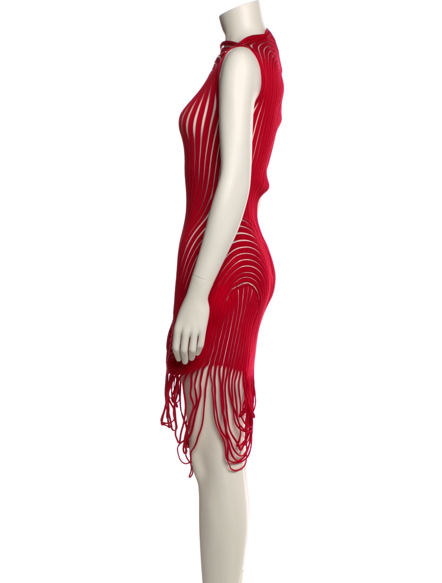 Ferragamo Striped Knee-Length Dress