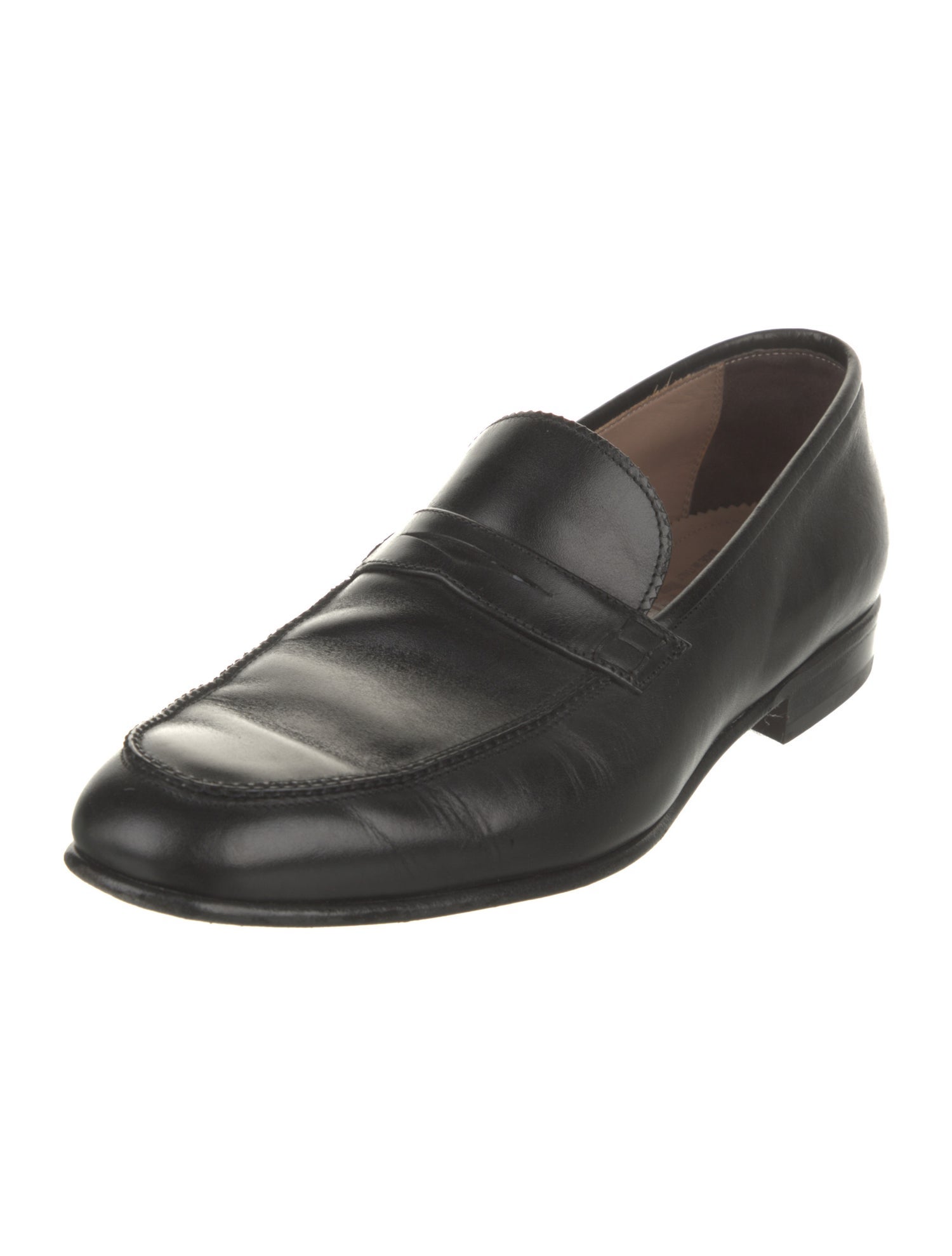 Ferragamo Leather Dress Loafers