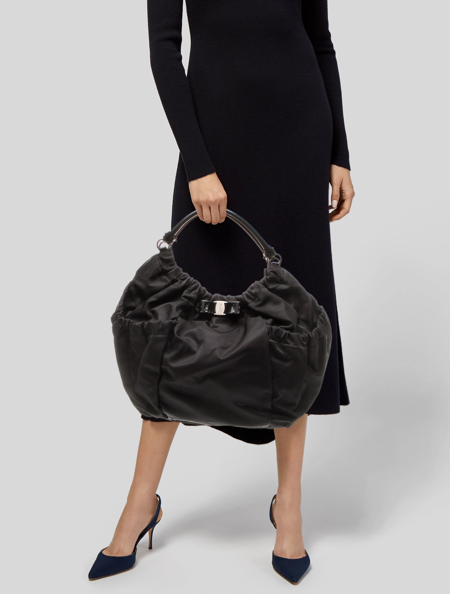 Ferragamo Nylon Hobo