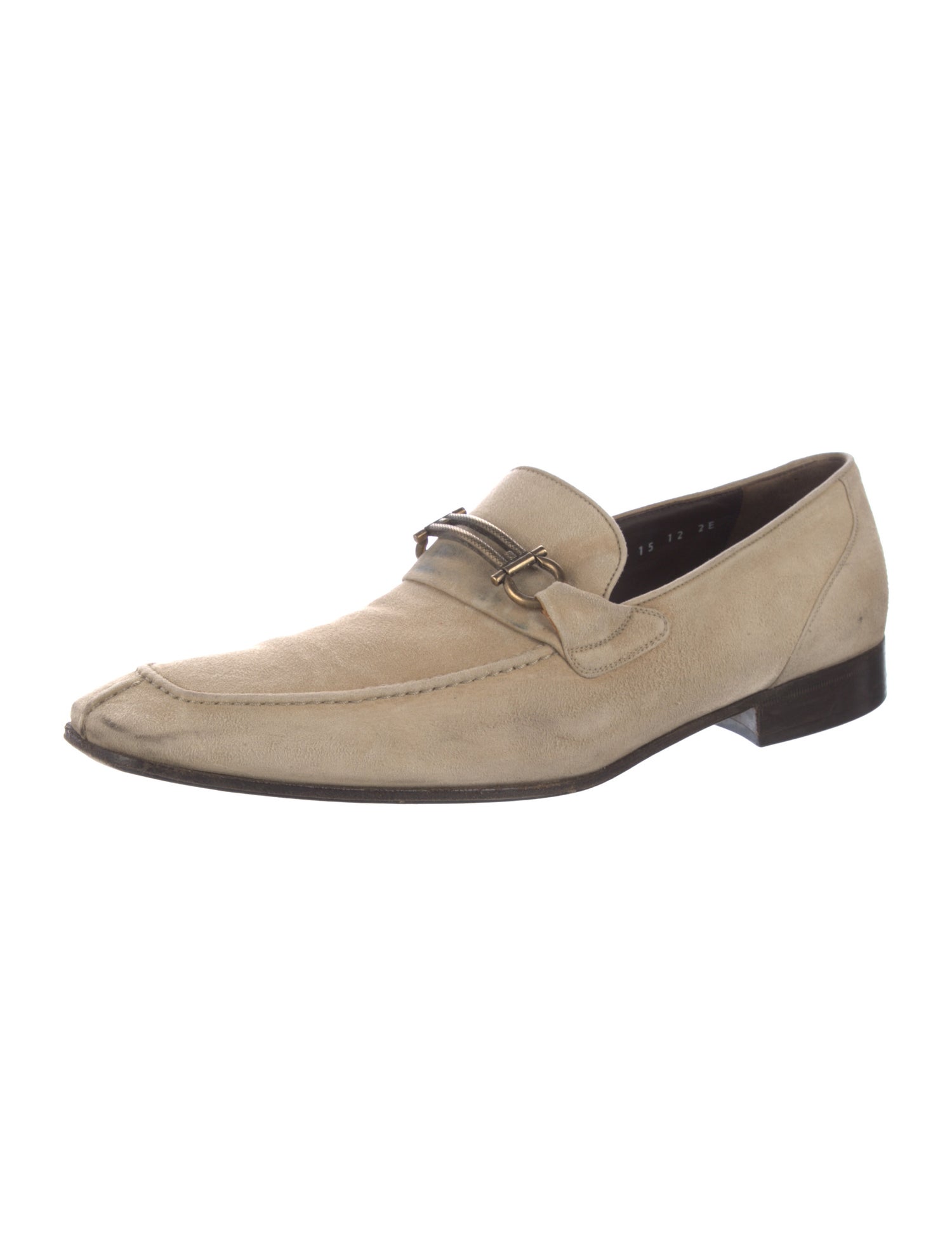 Ferragamo Suede Dress Loafers