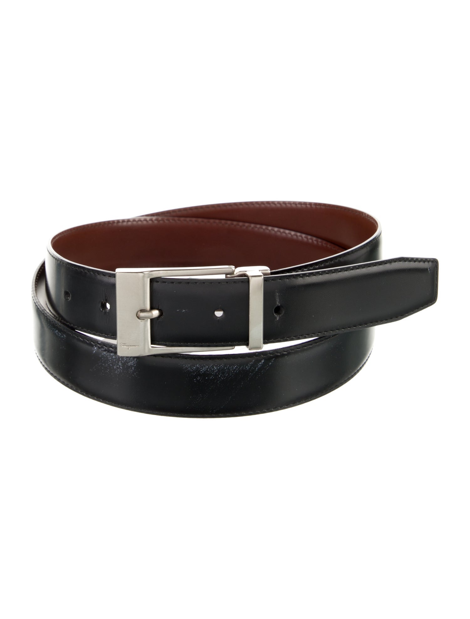 Ferragamo Leather Waist Belt