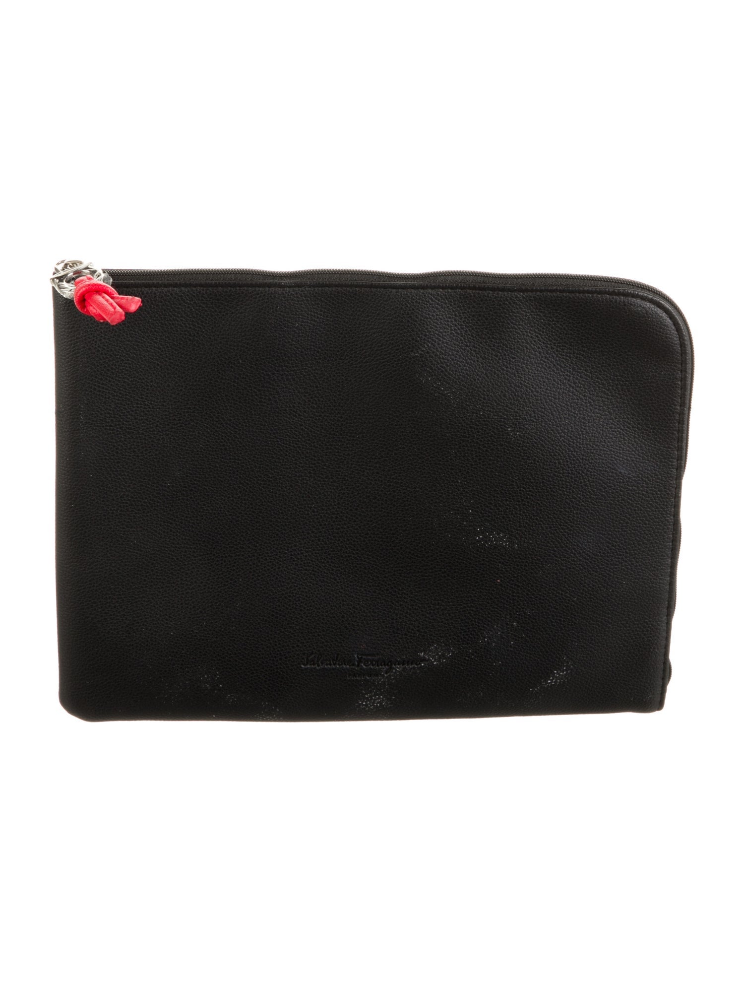 Ferragamo Leather Magnifica Cosmetic Bag