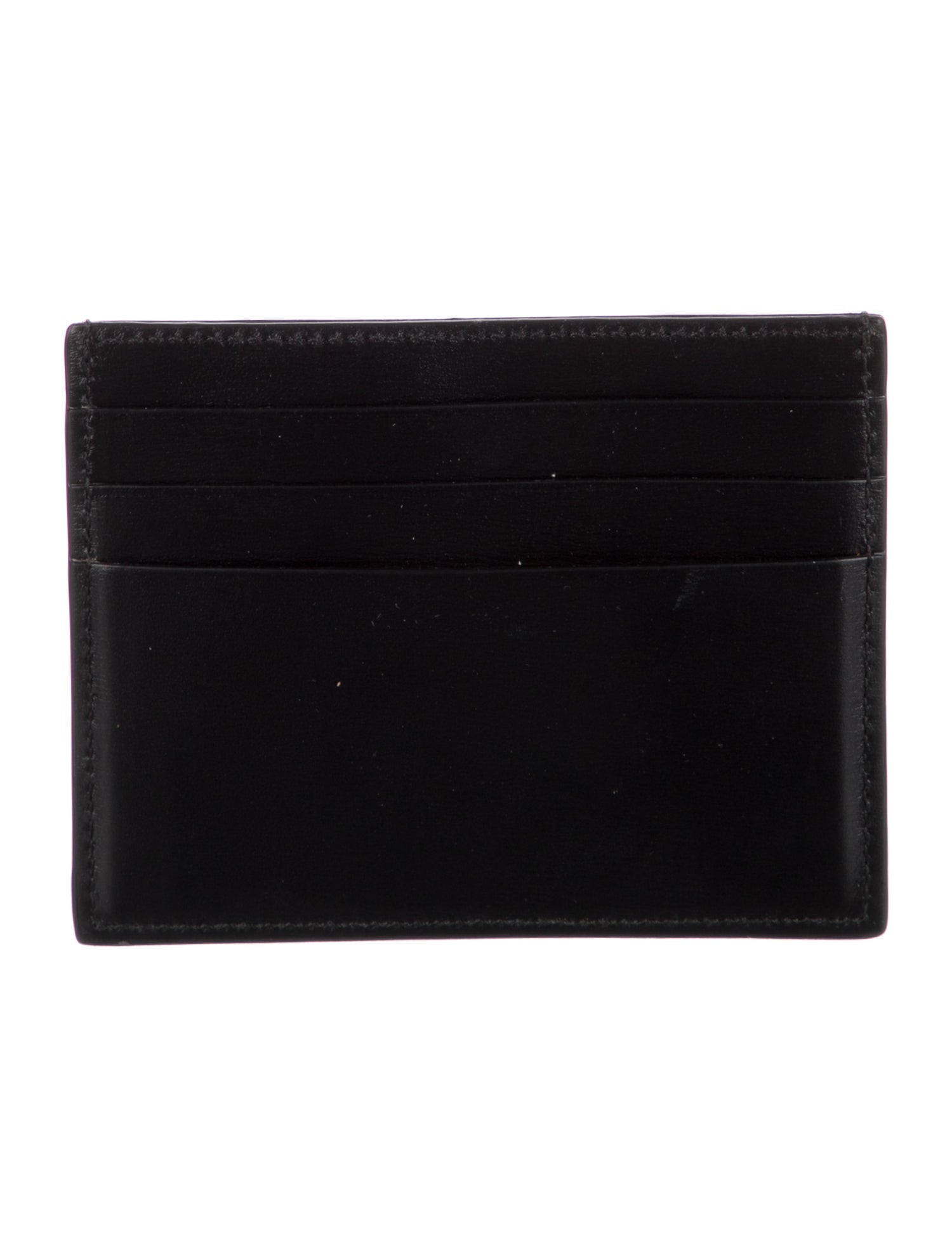 Ferragamo Leather Graphic Print Card Holder