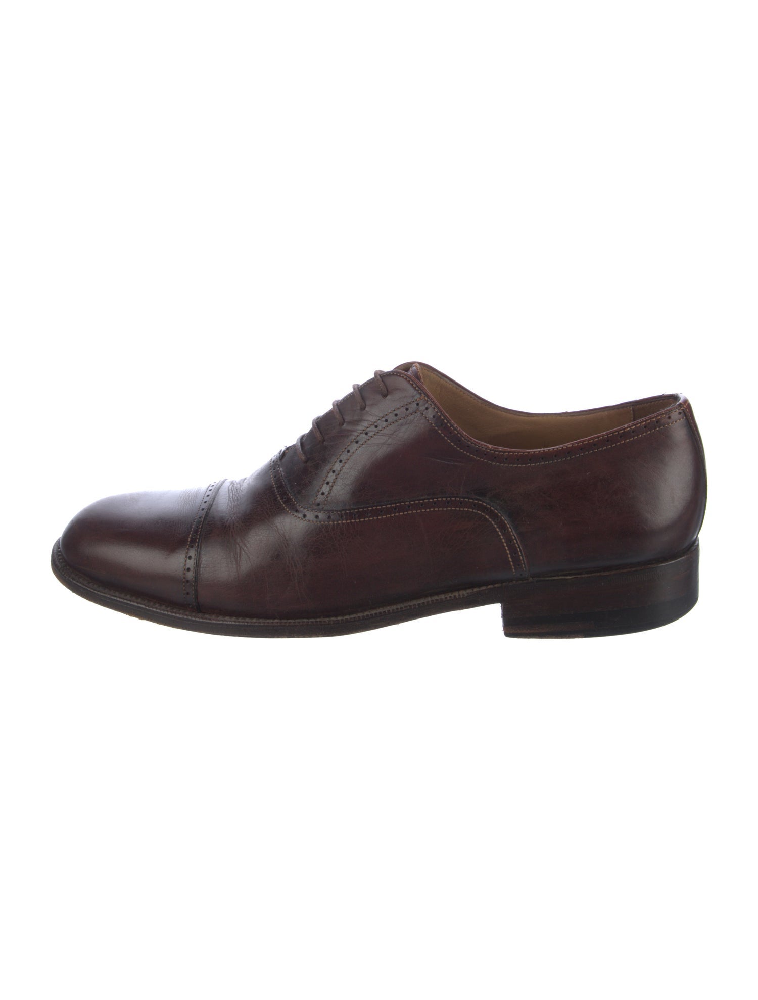 Ferragamo Leather Oxfords