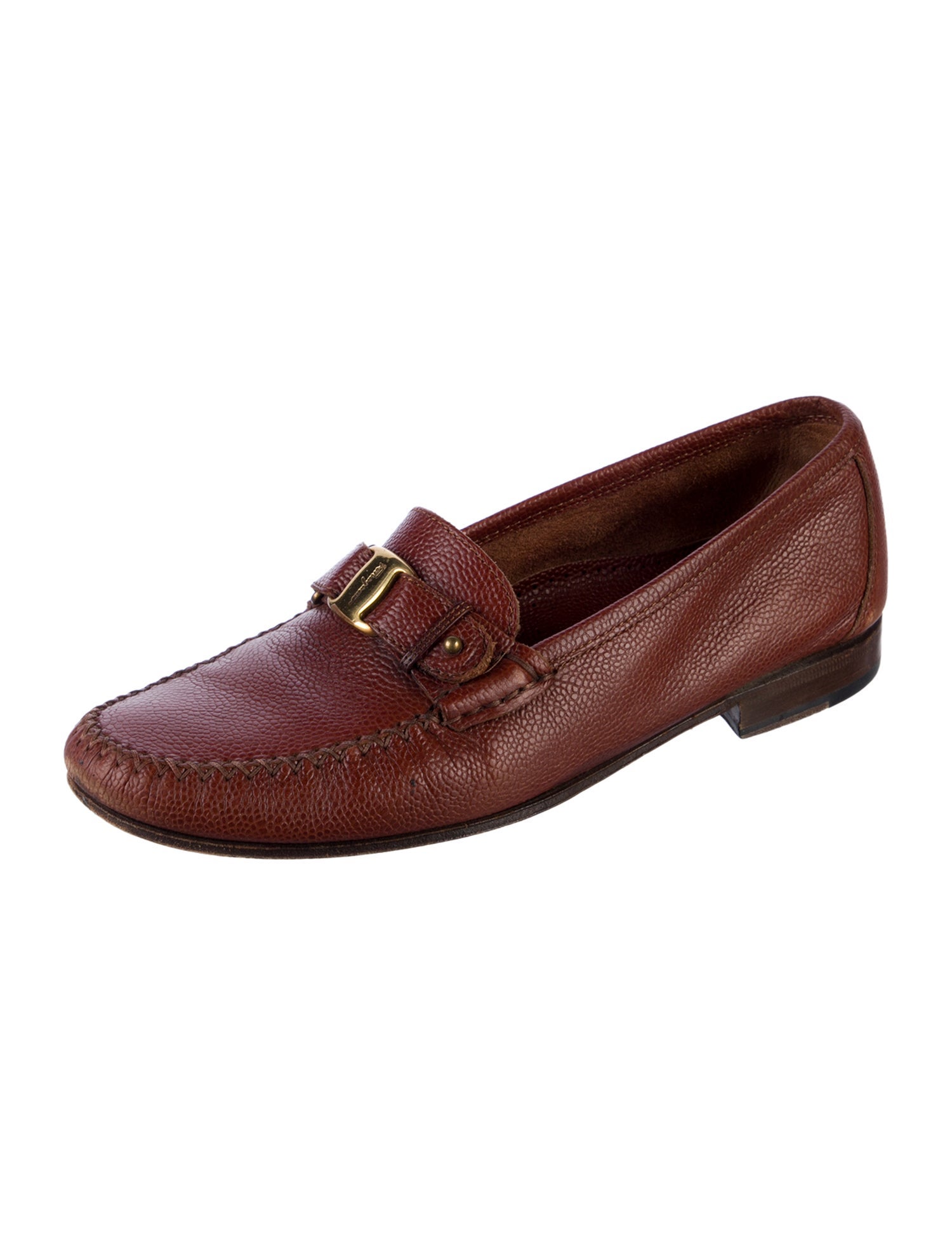 Ferragamo Leather Dress Loafers