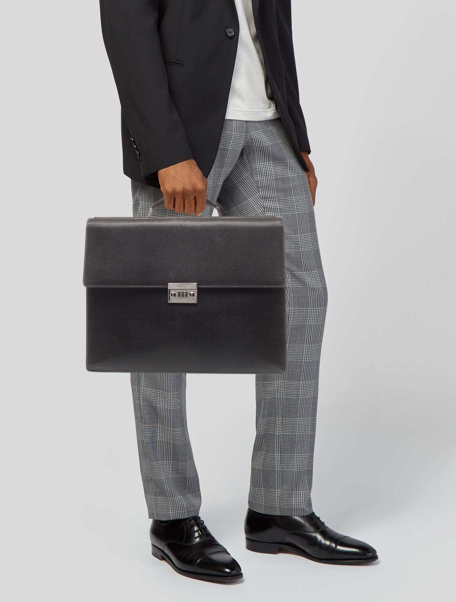 Ferragamo Leather Briefcase