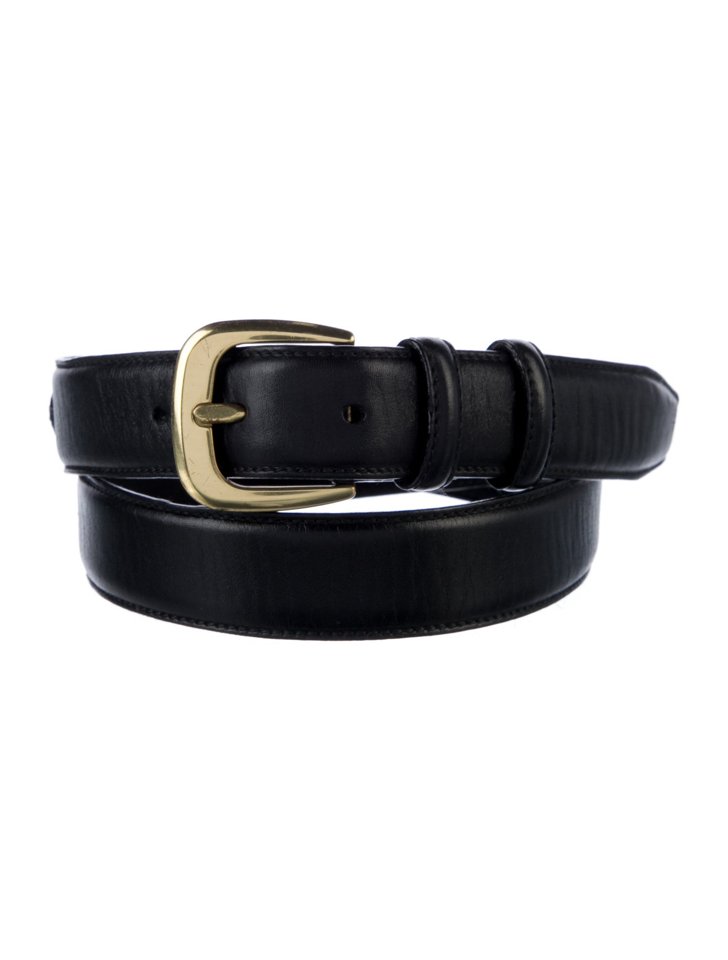 Ferragamo Skinny Leather Waist Belt