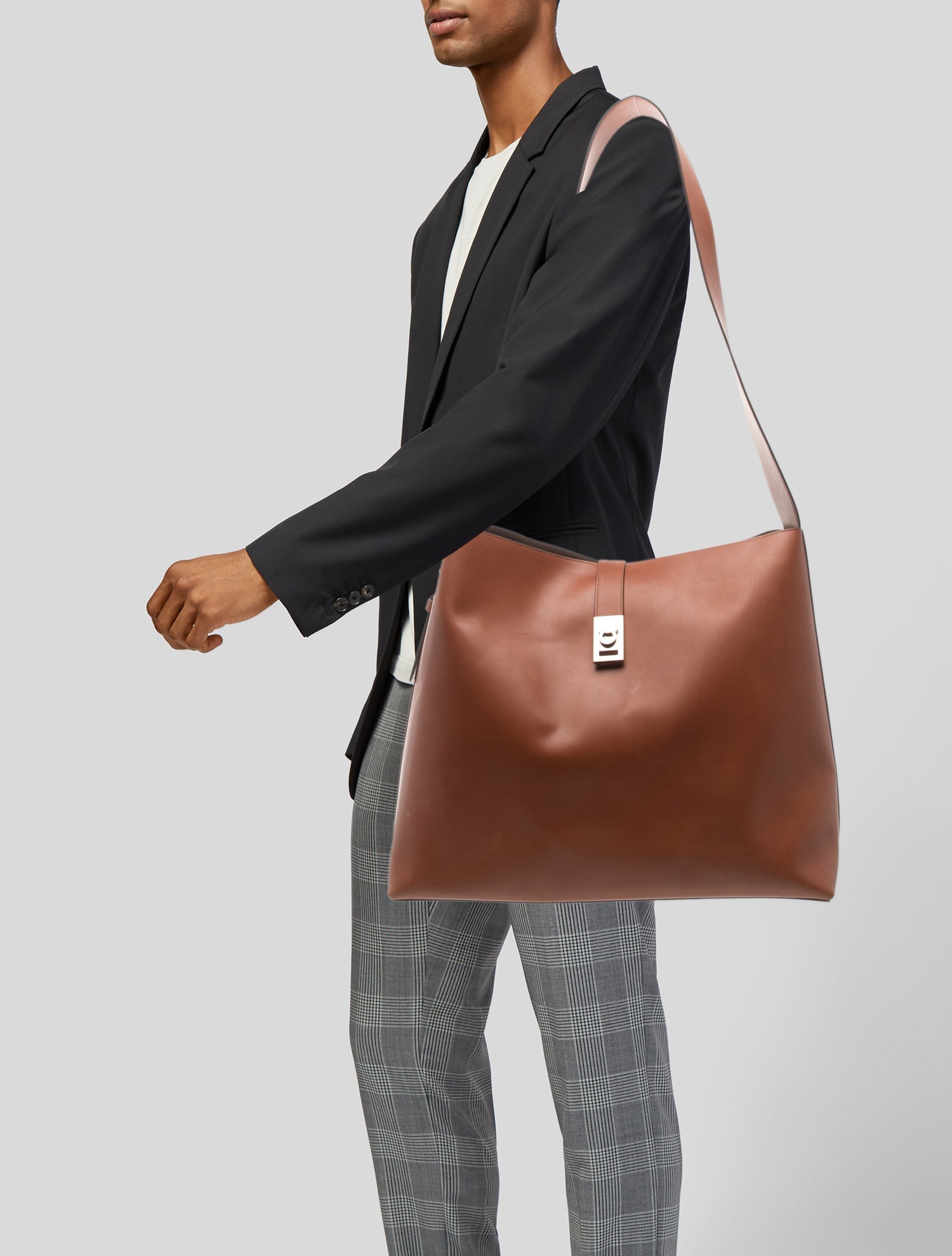 Ferragamo Leather Hobo w/ Tags