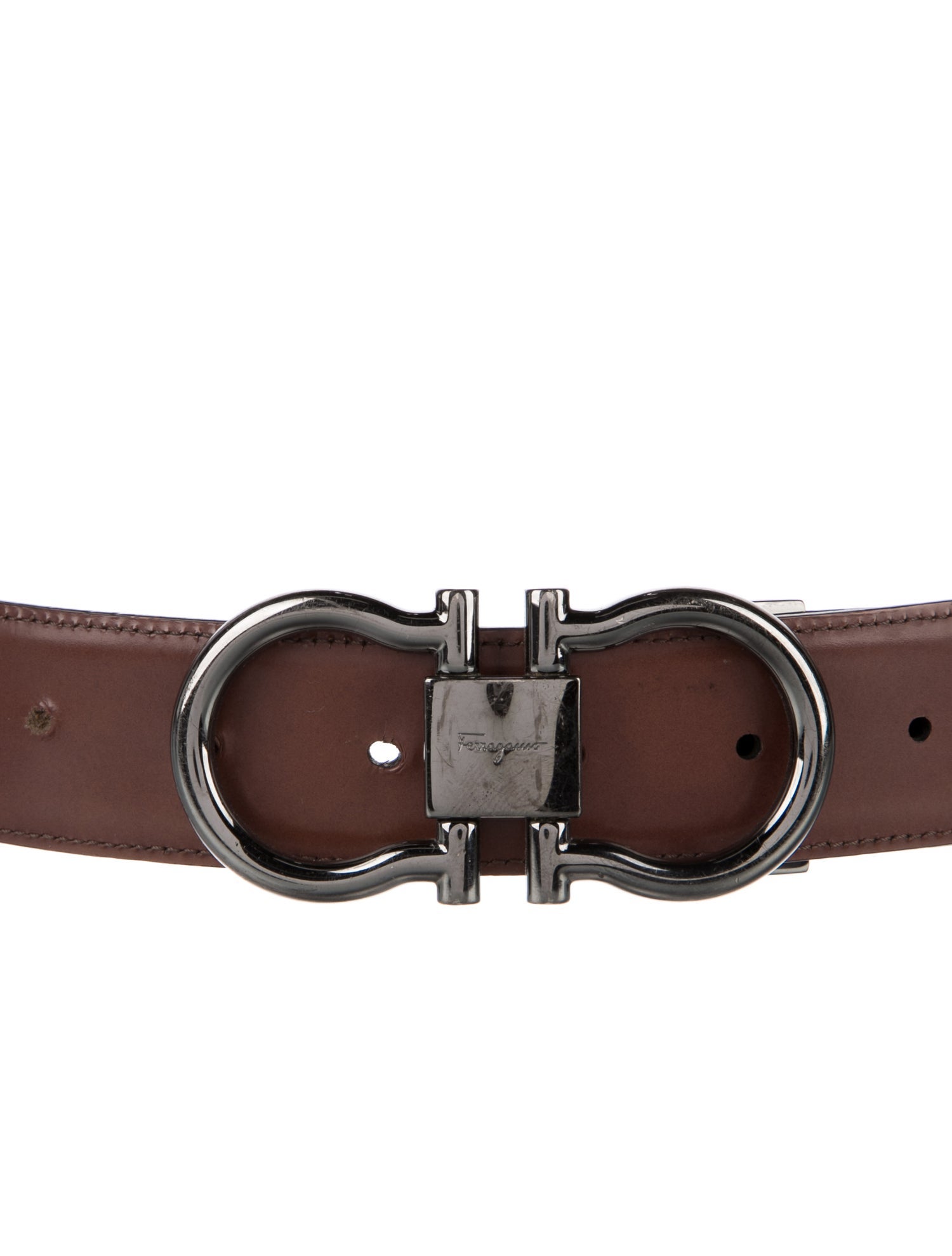 Ferragamo Leather Belt Kit