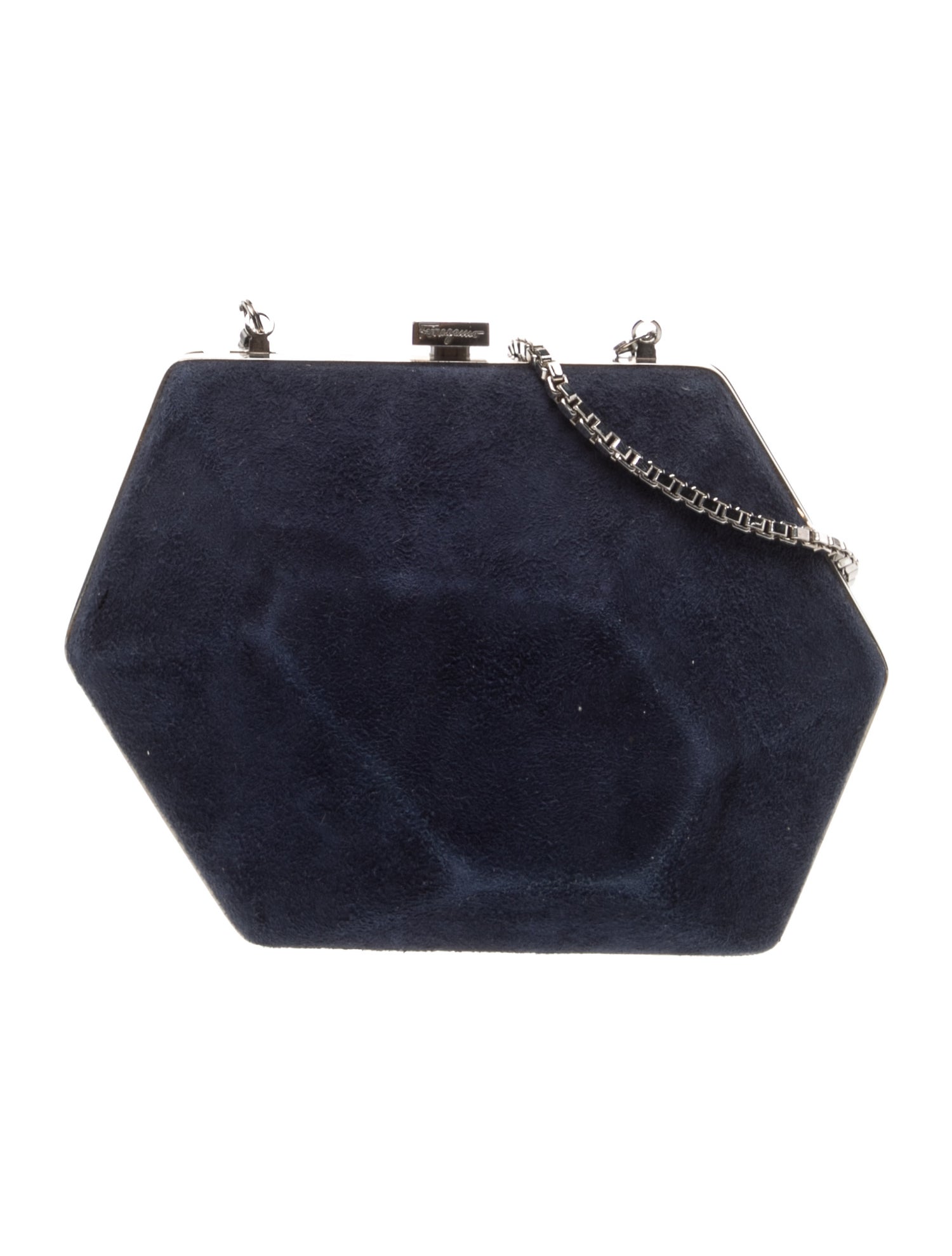 Ferragamo Suede Evening Bag