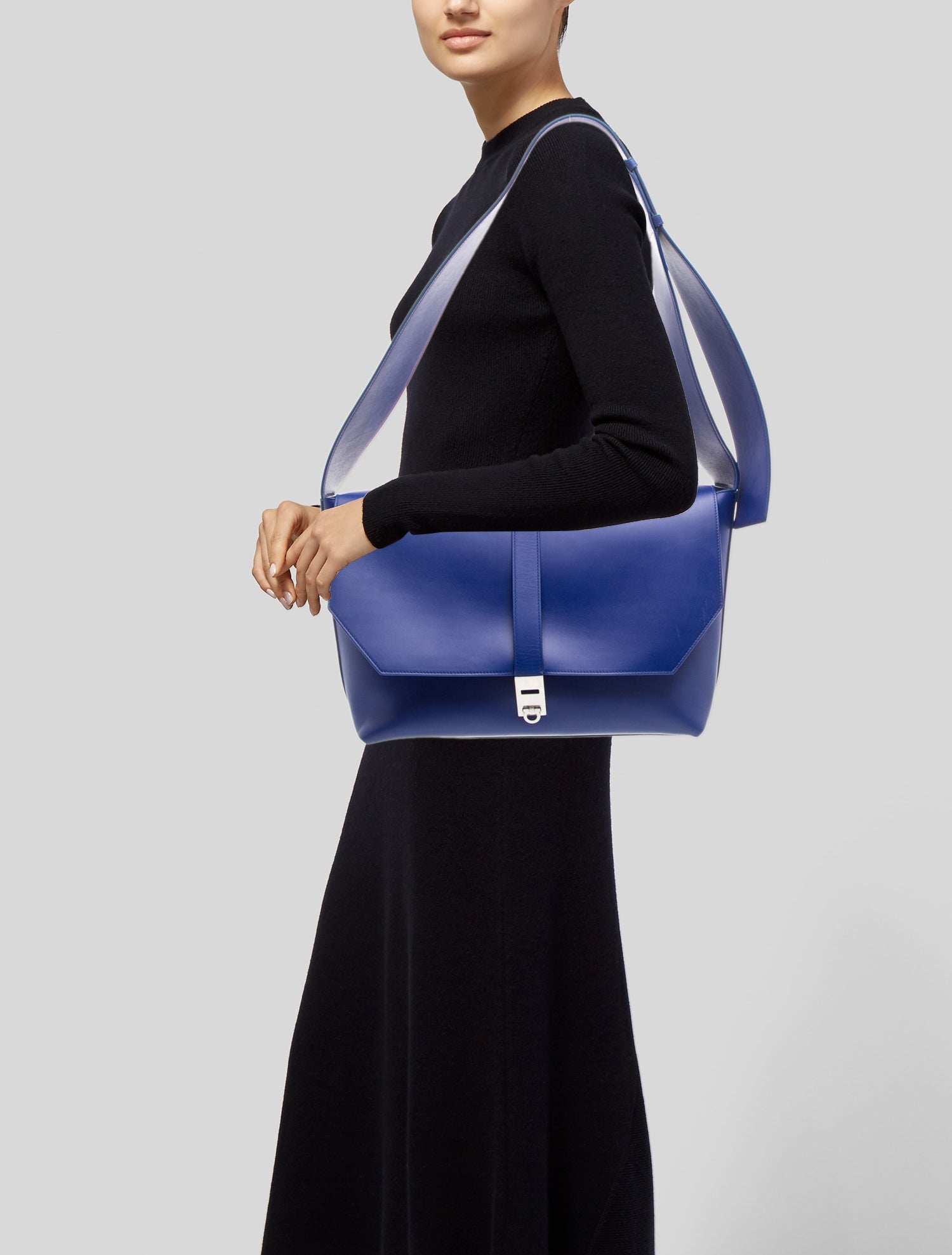 Ferragamo Leather Messenger Bag